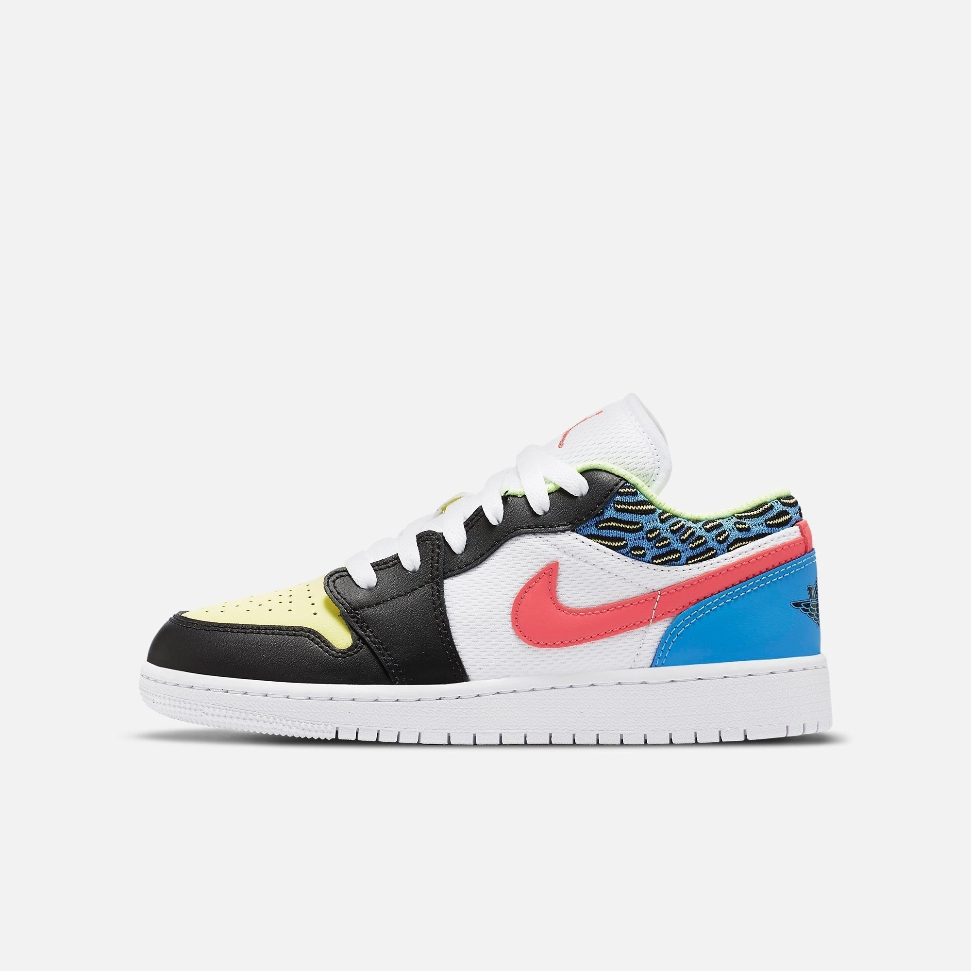 (GS) Air Jordan 1 Low 'Children's Art / Funky Patterns' (2021) DH5927-006 Stylish Air Jordan 1 in classic design