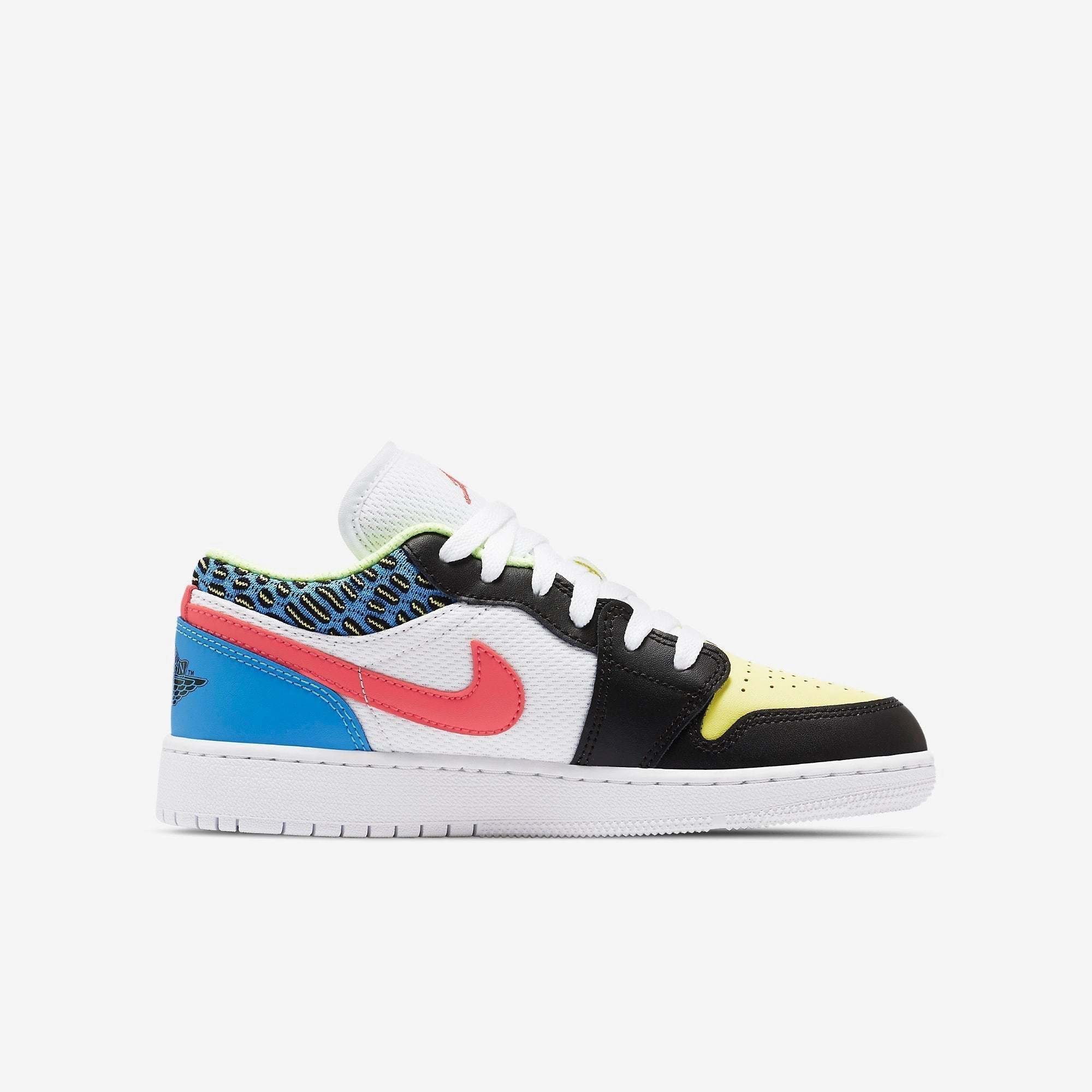 (GS) Air Jordan 1 Low 'Children's Art / Funky Patterns' (2021) DH5927-006 Air Jordan 1 Signature Look Sneakers