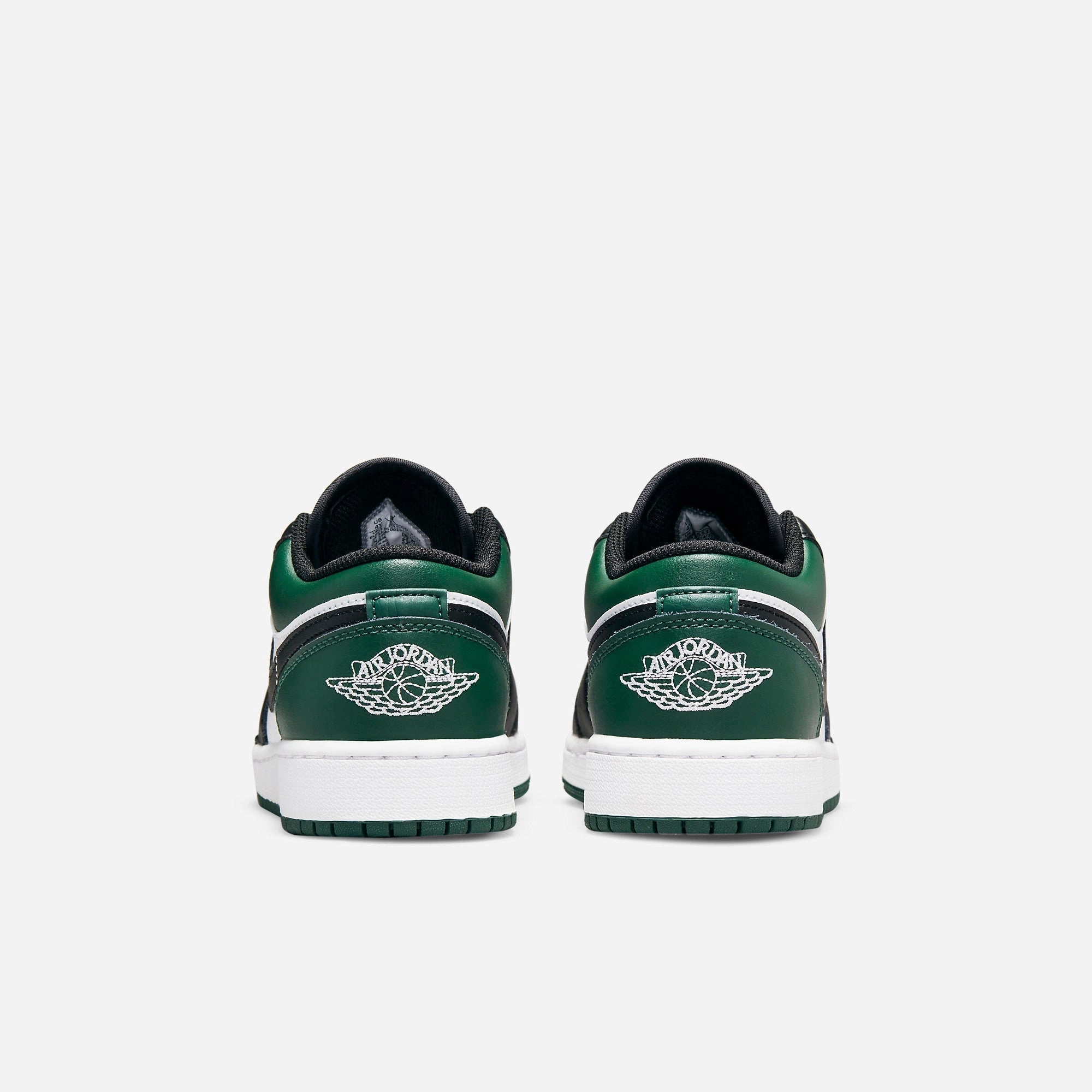 (GS) Air Jordan 1 Low 'Green Toe' (2021) 553560-371 Air Jordan 1 Signature Look Sneakers