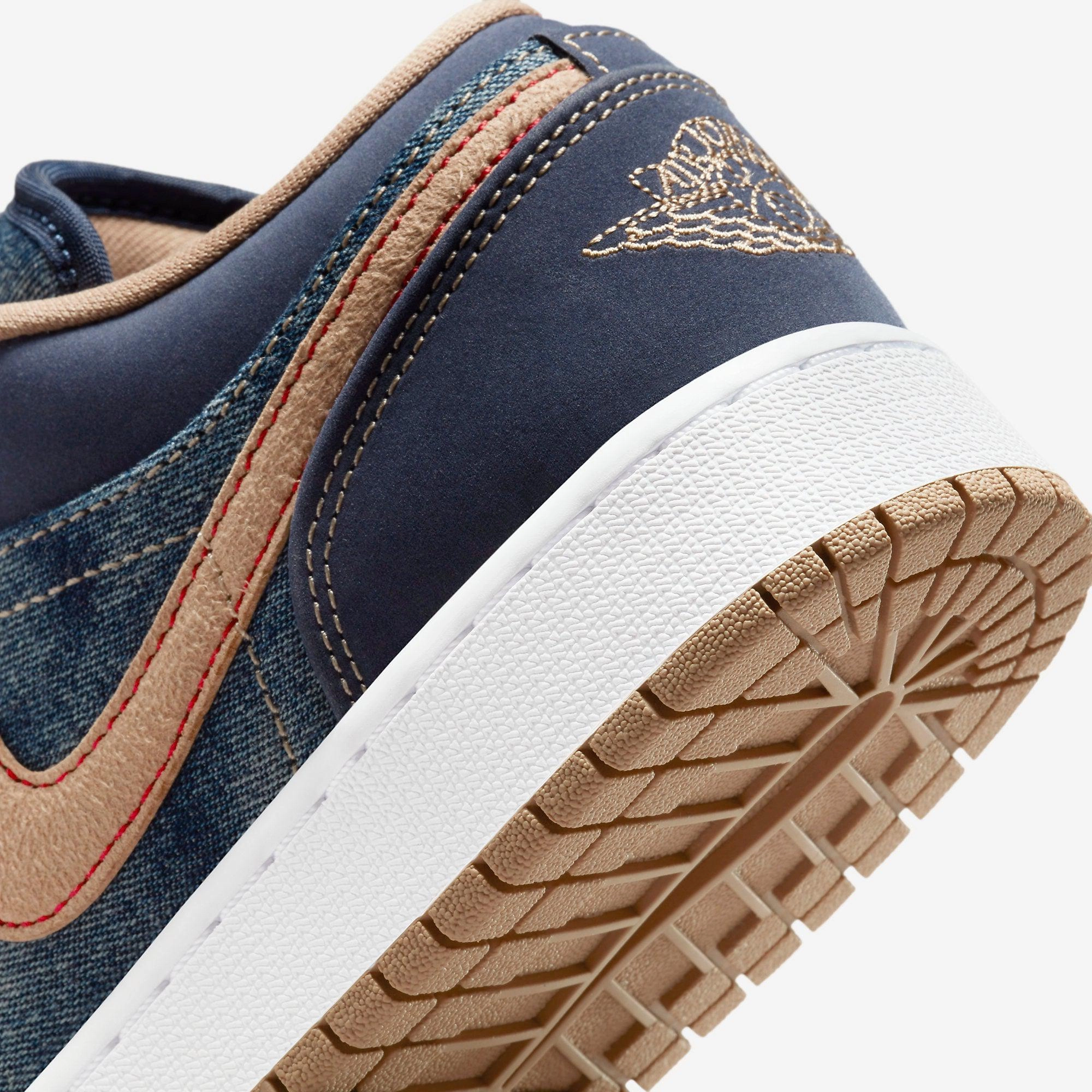 (GS) Air Jordan 1 Low SE 'Denim' (2021) DM4692-400 Air Jordan 1 Timeless Heritage Shoes
