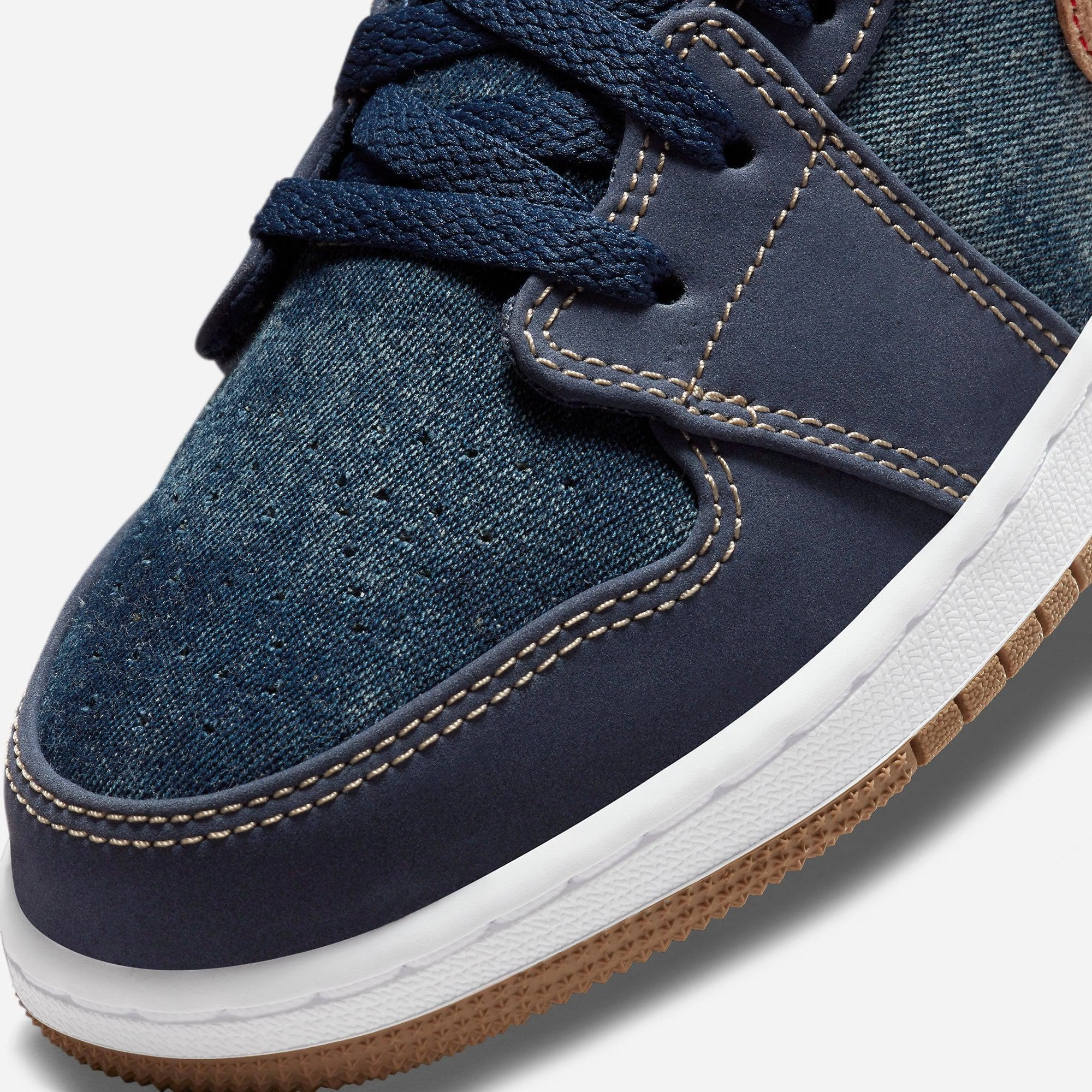 (GS) Air Jordan 1 Low SE 'Denim' (2021) DM4692-400 Air Jordan 1 Timeless Heritage Shoes