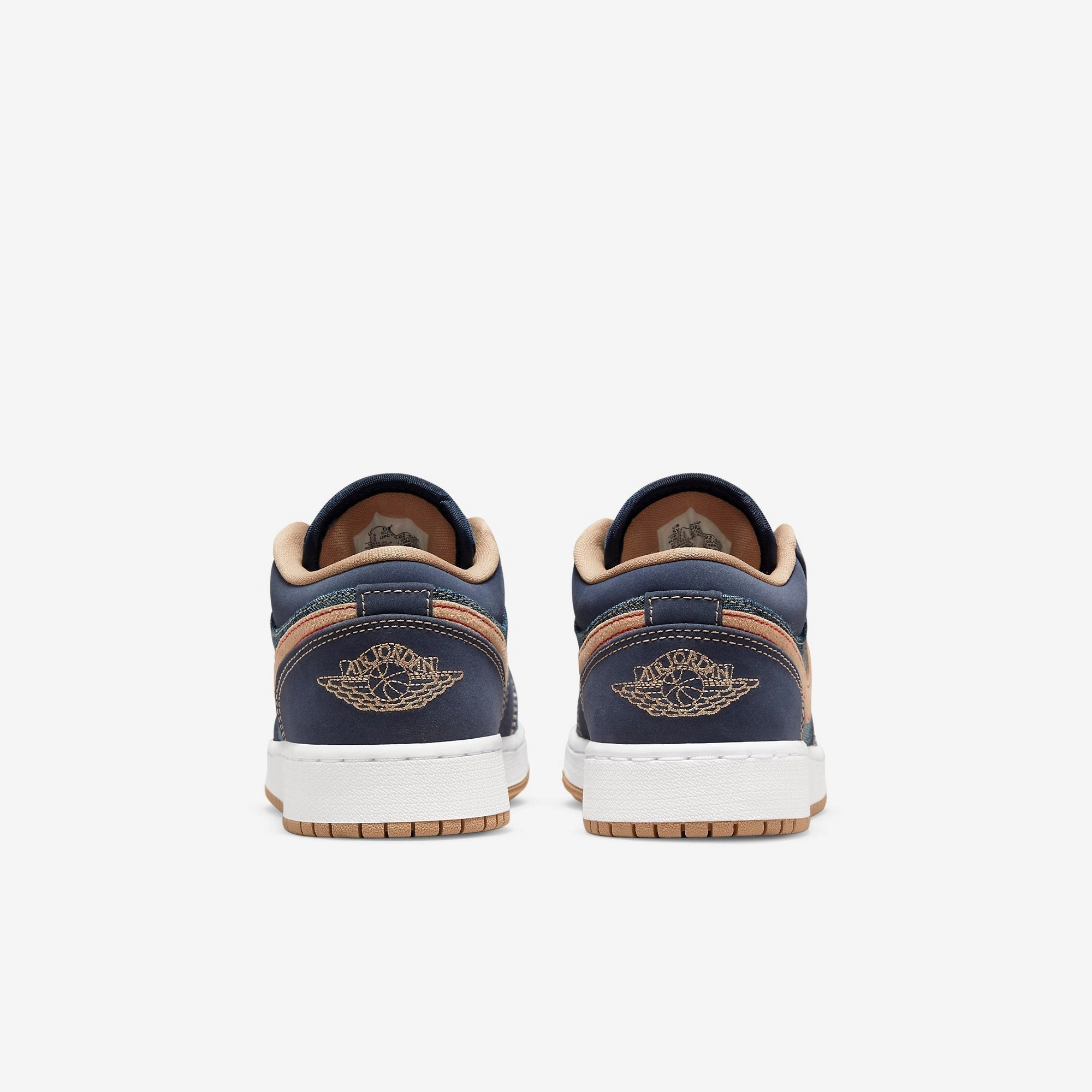 (GS) Air Jordan 1 Low SE 'Denim' (2021) DM4692-400 Air Jordan 1 Timeless Heritage Shoes