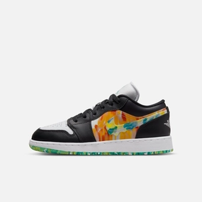 (GS) Air Jordan 1 Low SE 'Drip' (2022) DJ6252-038 Iconic Air Jordan 1 shoes with bold accents