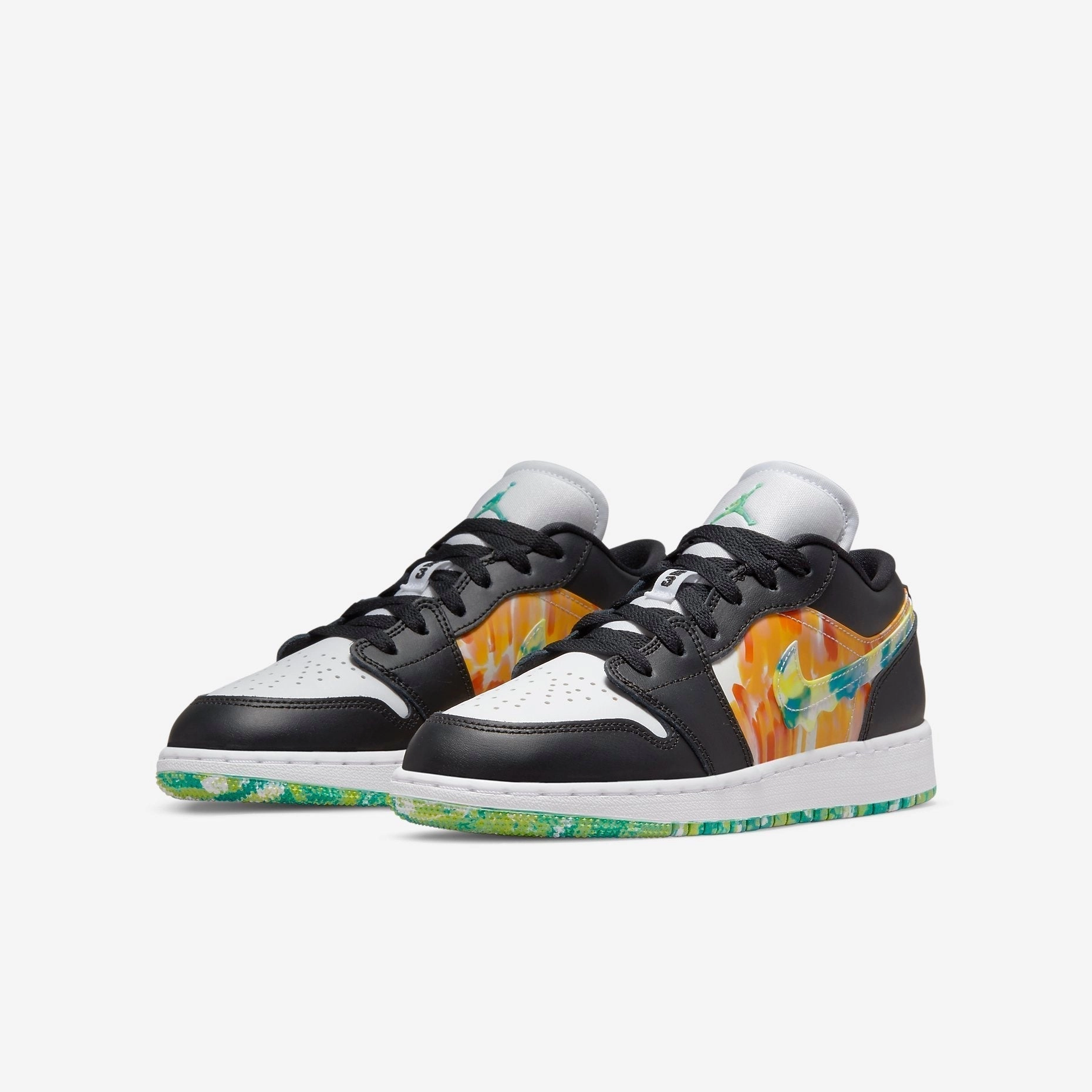 (GS) Air Jordan 1 Low SE 'Drip' (2022) DJ6252-038 Air Jordan 1 Timeless Heritage Shoes