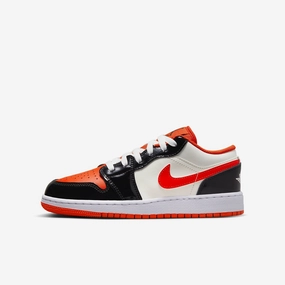 (GS) Air Jordan 1 Low SE 'Halloween' (2023) DV1335-800 Iconic Air Jordan 1 shoes with bold accents