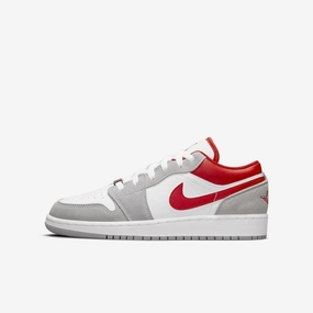 (GS) Air Jordan 1 Low SE 'Light Smoke Grey' (2021) DM0589-016 Stylish Air Jordan 1 in classic design