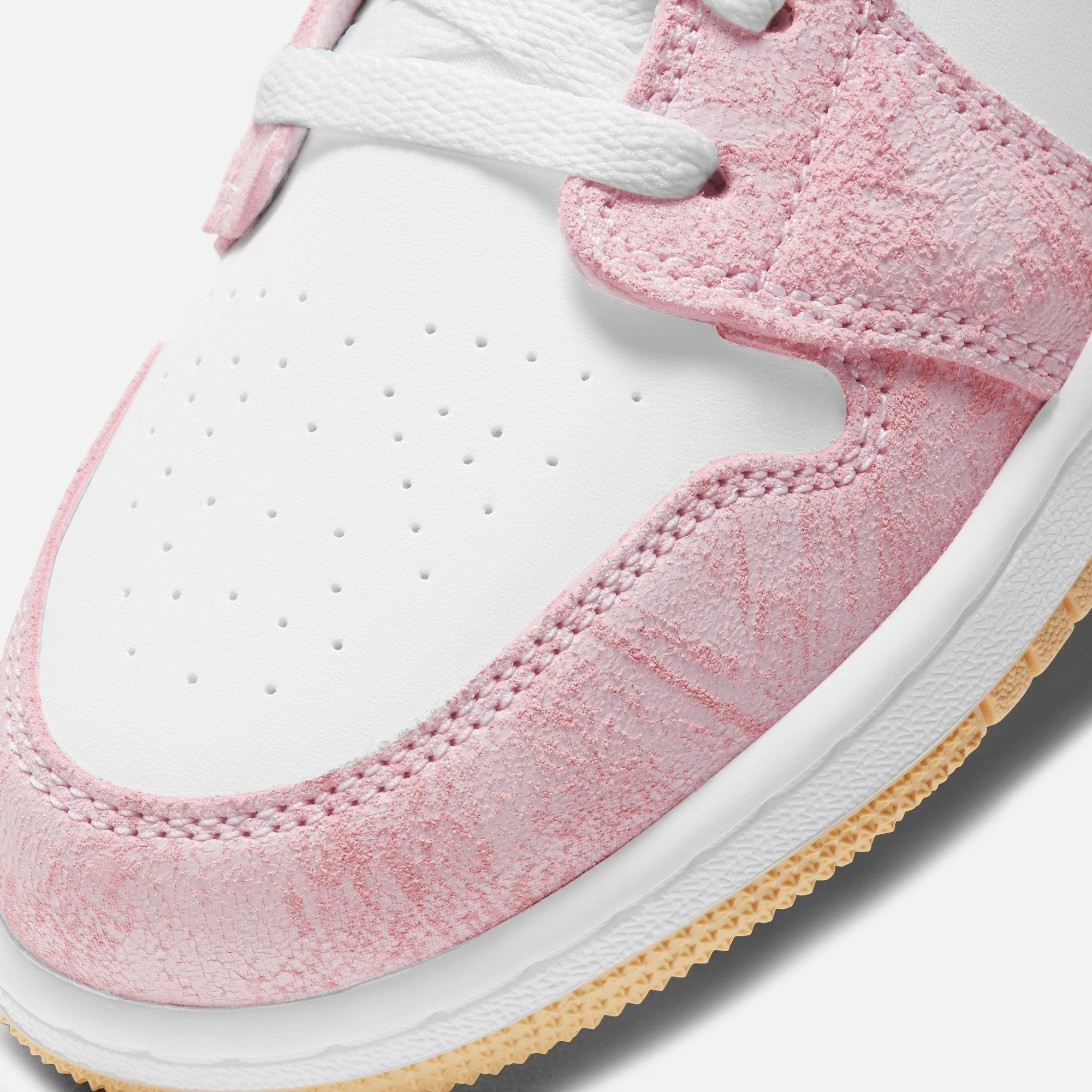 (GS) Air Jordan 1 Low SE 'Paint Drip' (2021) CW7104-601 Air Jordan 1 Signature Look Sneakers
