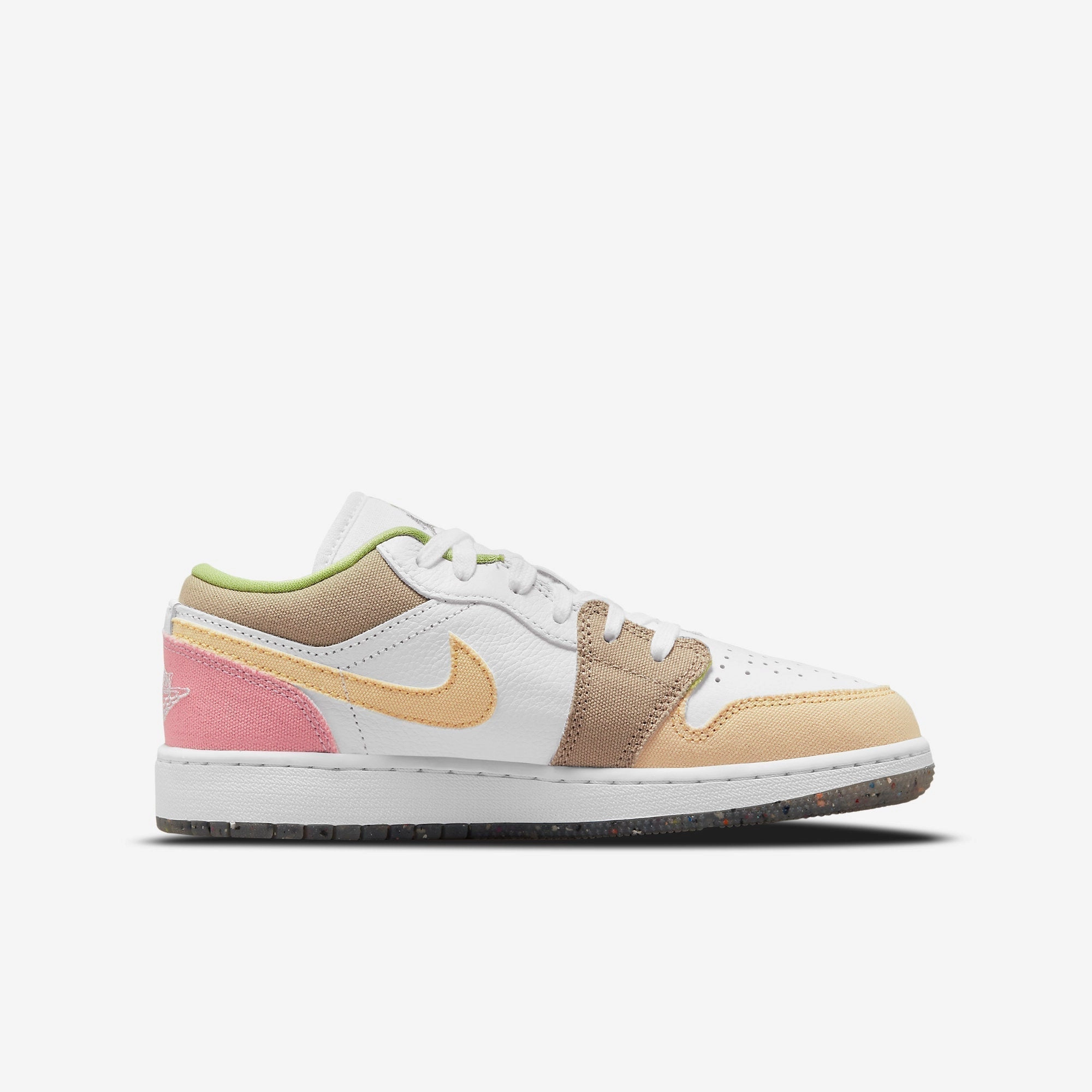 (GS) Air Jordan 1 Low SE 'Pastel Grind' (2021) DJ0341-100 Air Jordan 1 Timeless Heritage Shoes
