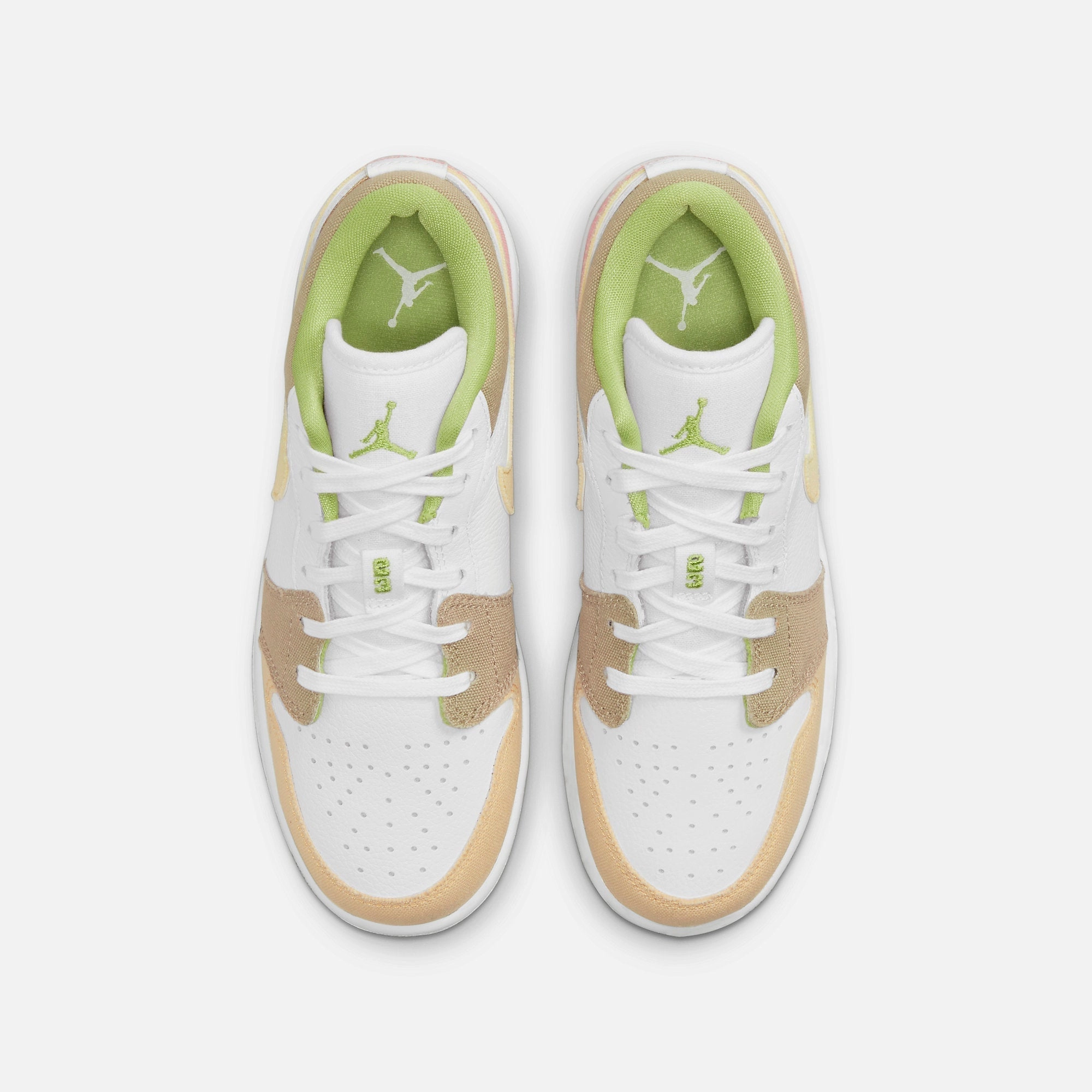 (GS) Air Jordan 1 Low SE 'Pastel Grind' (2021) DJ0341-100 Air Jordan 1 Timeless Heritage Shoes