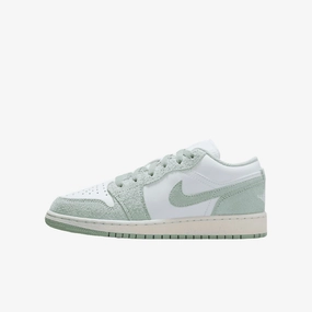 (GS) Air Jordan 1 Low SE 'Seafoam' (2024) FN9137-131 Authentic Air Jordan 1 in premium leather