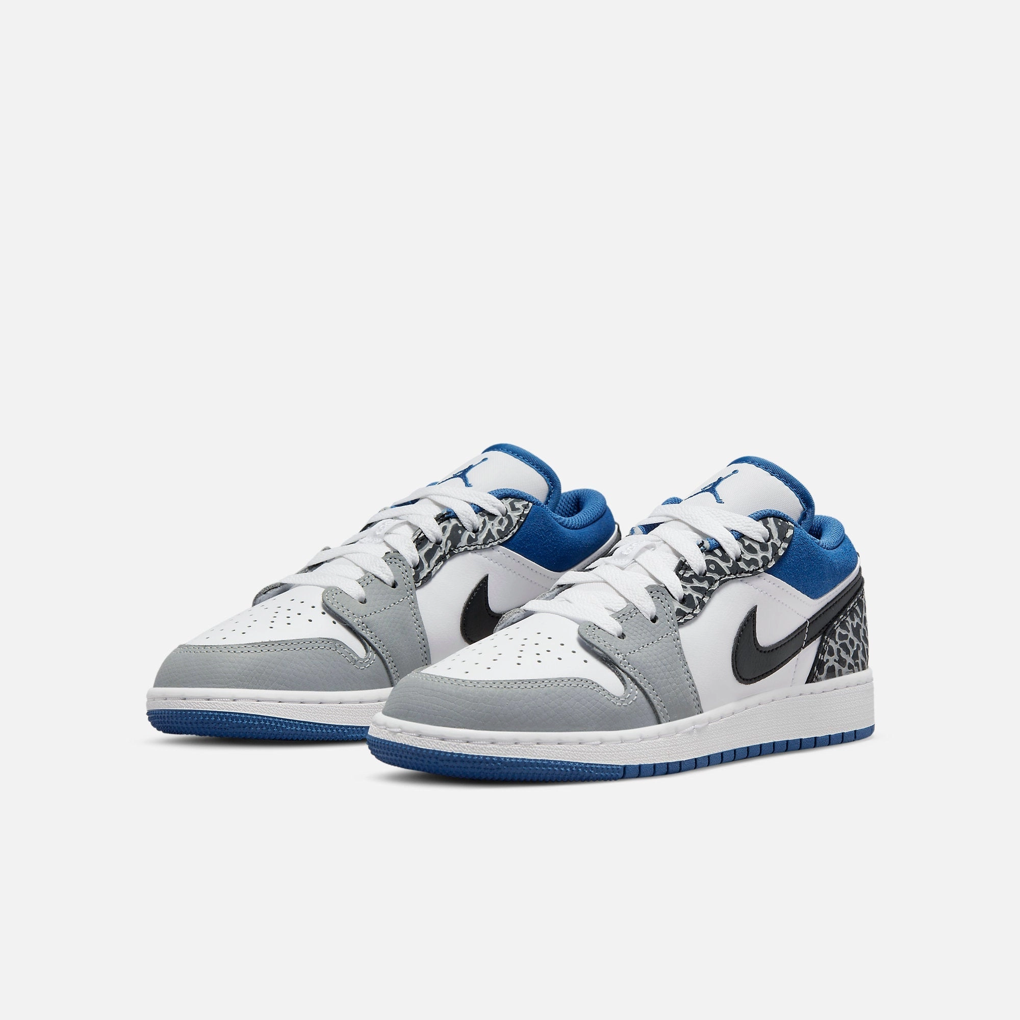 (GS) Air Jordan 1 Low SE 'True Blue' (2022) DQ2514-140 Air Jordan 1 Timeless Heritage Shoes