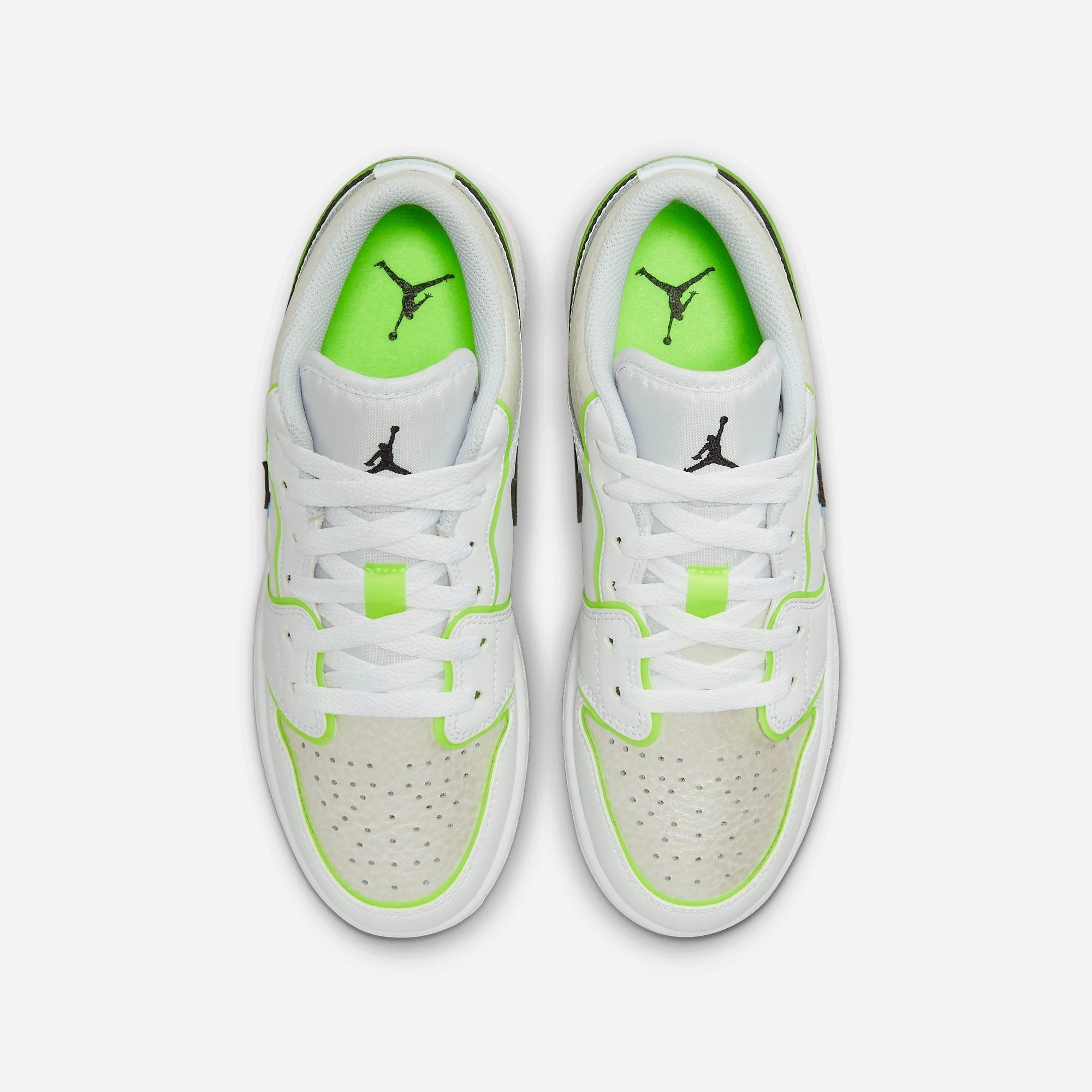 (GS) Air Jordan 1 Low SE 'Warped Swoosh' (2023) DV1324-117 Air Jordan 1 Timeless Heritage Shoes