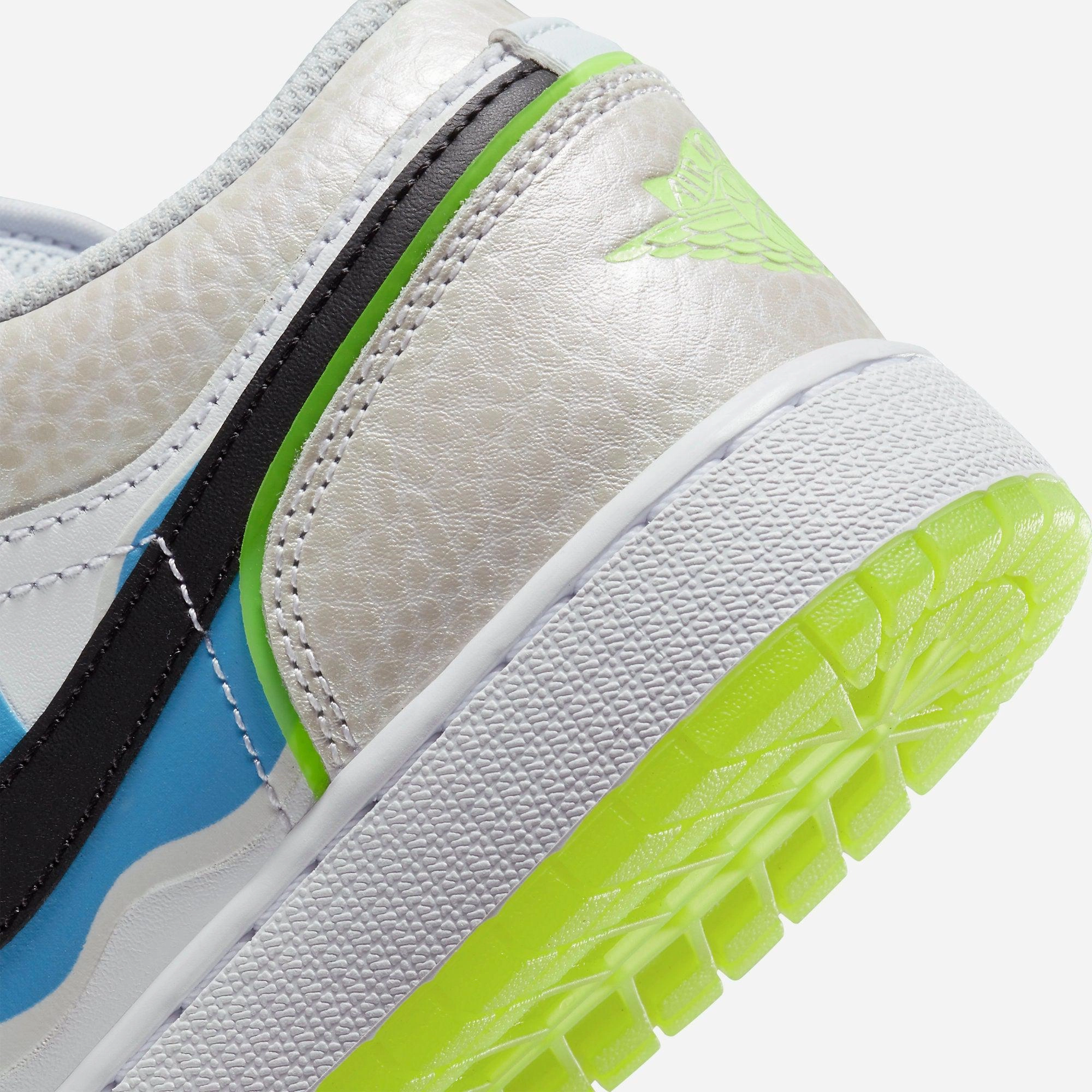 (GS) Air Jordan 1 Low SE 'Warped Swoosh' (2023) DV1324-117 Air Jordan 1 Timeless Heritage Shoes
