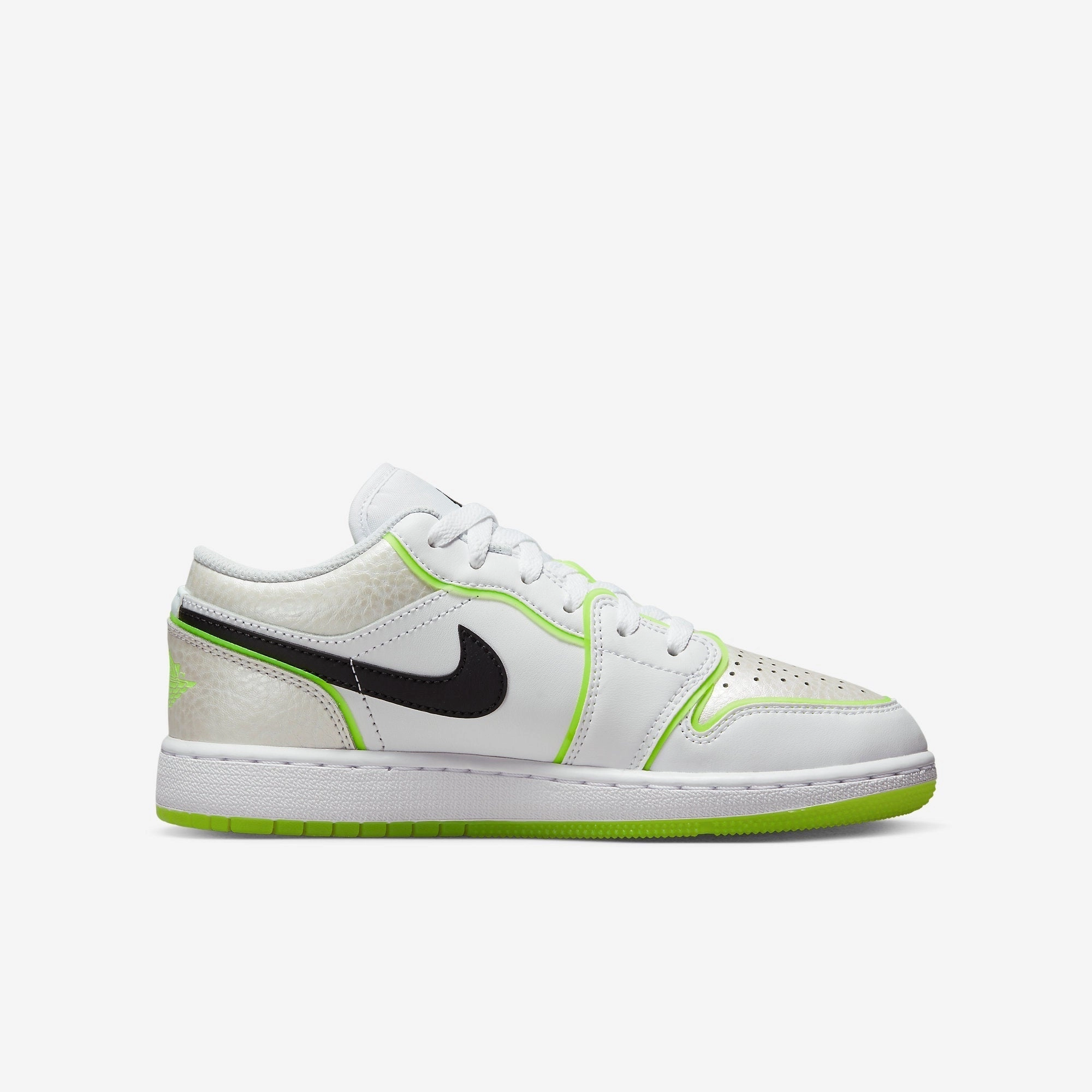 (GS) Air Jordan 1 Low SE 'Warped Swoosh' (2023) DV1324-117 Air Jordan 1 Timeless Heritage Shoes