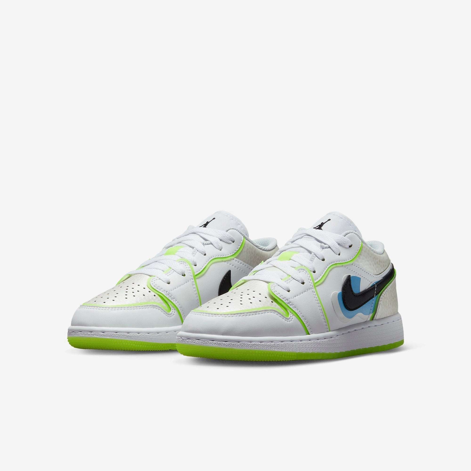 (GS) Air Jordan 1 Low SE 'Warped Swoosh' (2023) DV1324-117 Air Jordan 1 Timeless Heritage Shoes