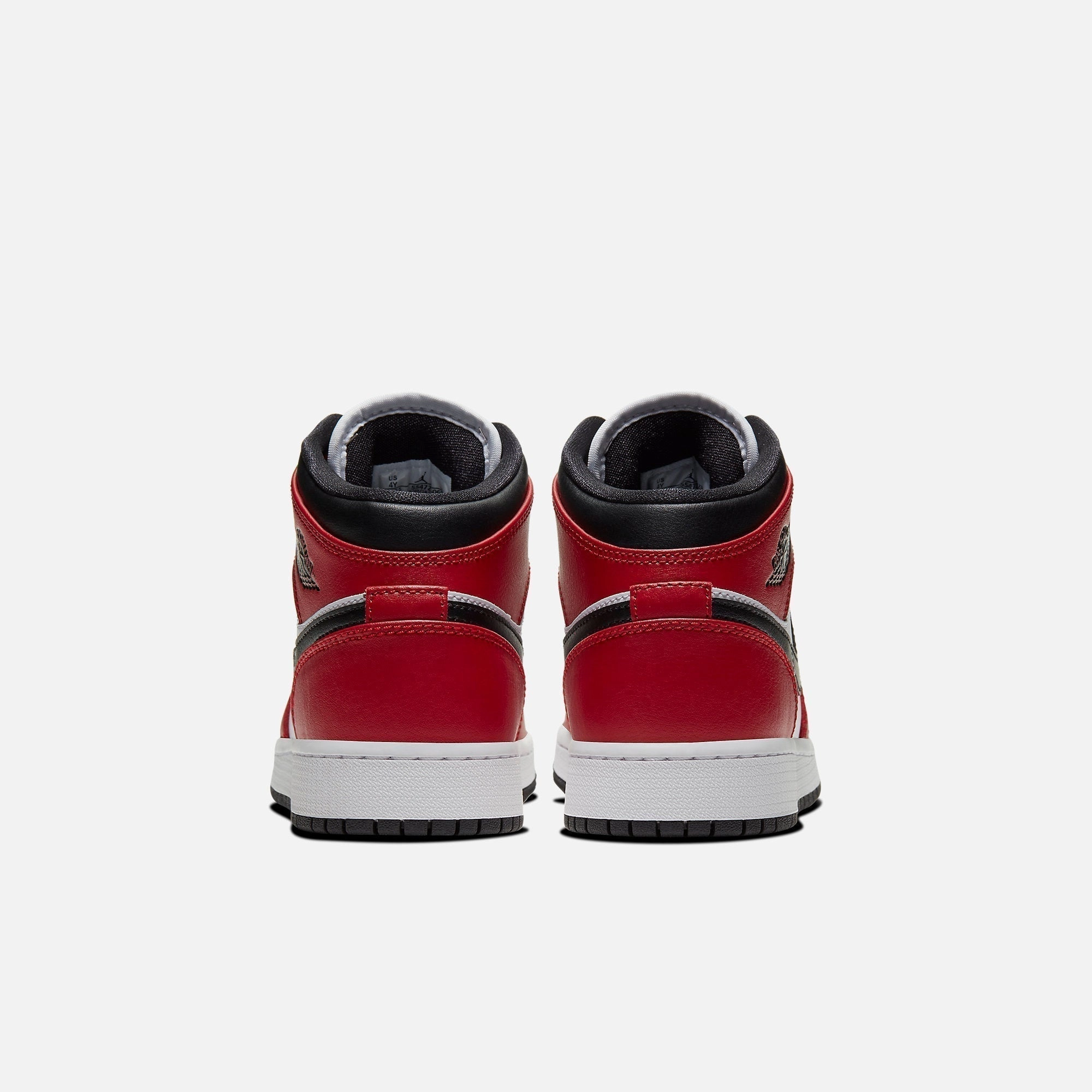 (GS) Air Jordan 1 Mid 'Chicago Black Toe' (2020) 554725-069 Air Jordan 1 Original Colorway Shoes