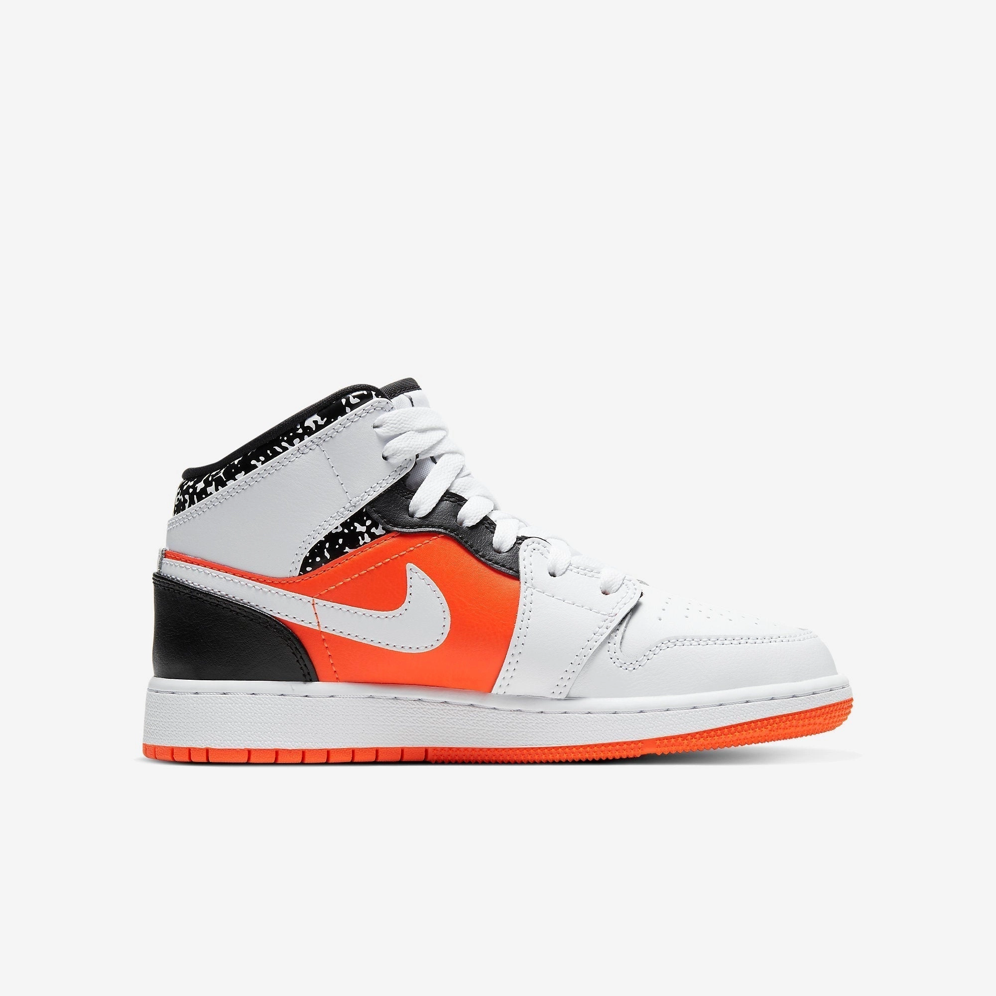 (GS) Air Jordan 1 Mid 'Composition Notebook' (2020) 554725-870 Air Jordan 1 Signature Look Sneakers