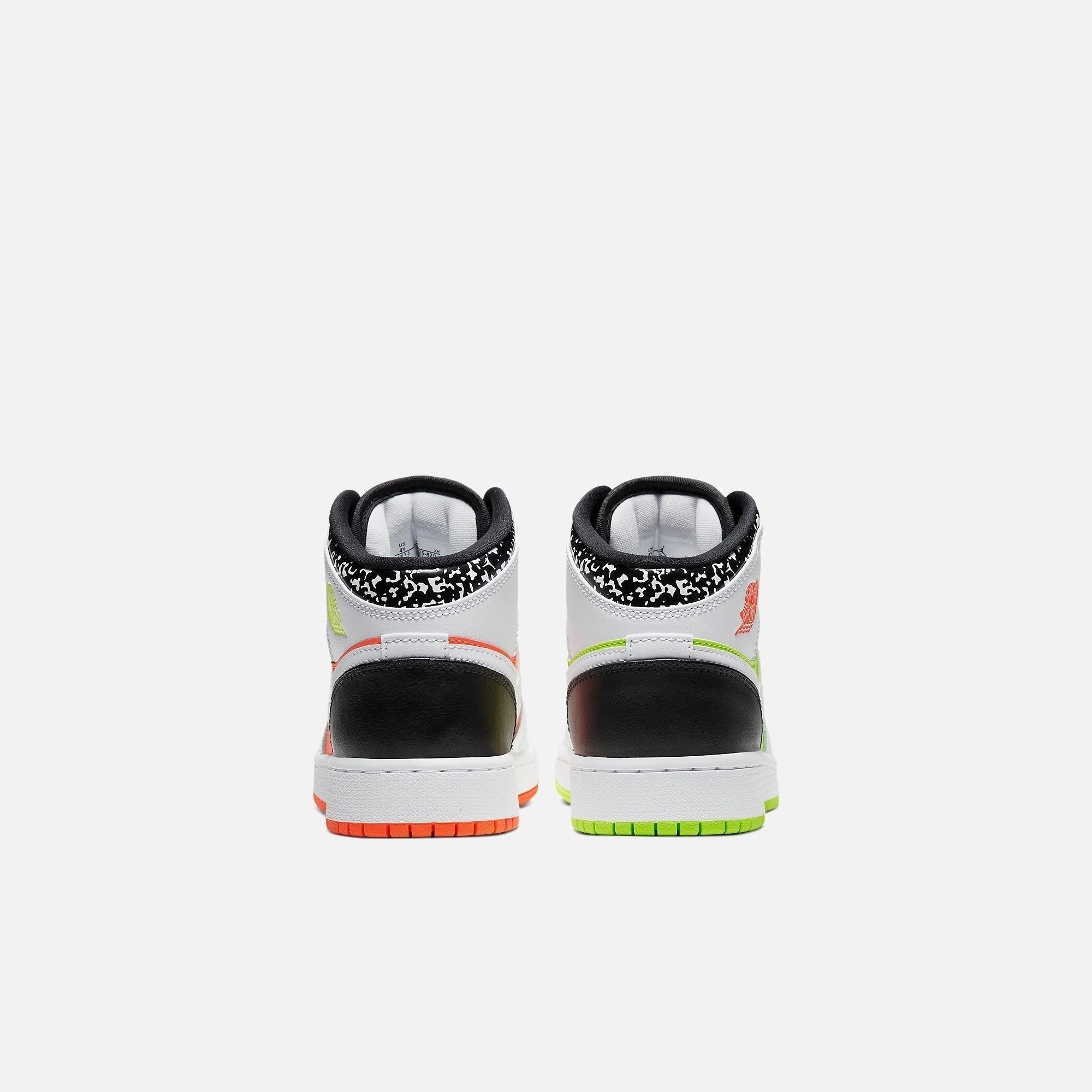 (GS) Air Jordan 1 Mid 'Composition Notebook' (2020) 554725-870 Air Jordan 1 Signature Look Sneakers