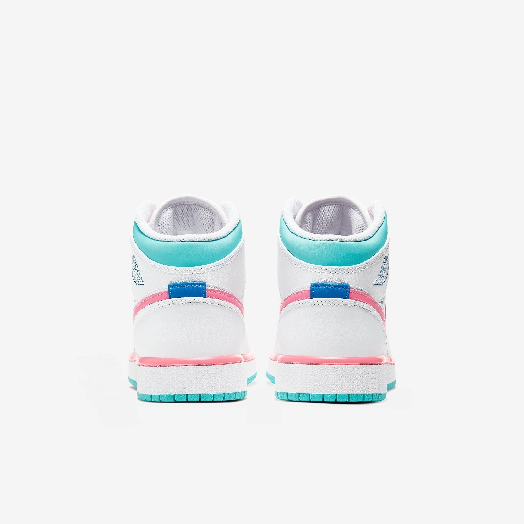 (GS) Air Jordan 1 Mid 'Digital Pink' (2020) 555112-102 Air Jordan 1 Retro Court Sneakers