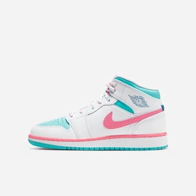 (GS) Air Jordan 1 Mid 'Digital Pink' (2020) 555112-102 Heritage Air Jordan 1 sneakers for men