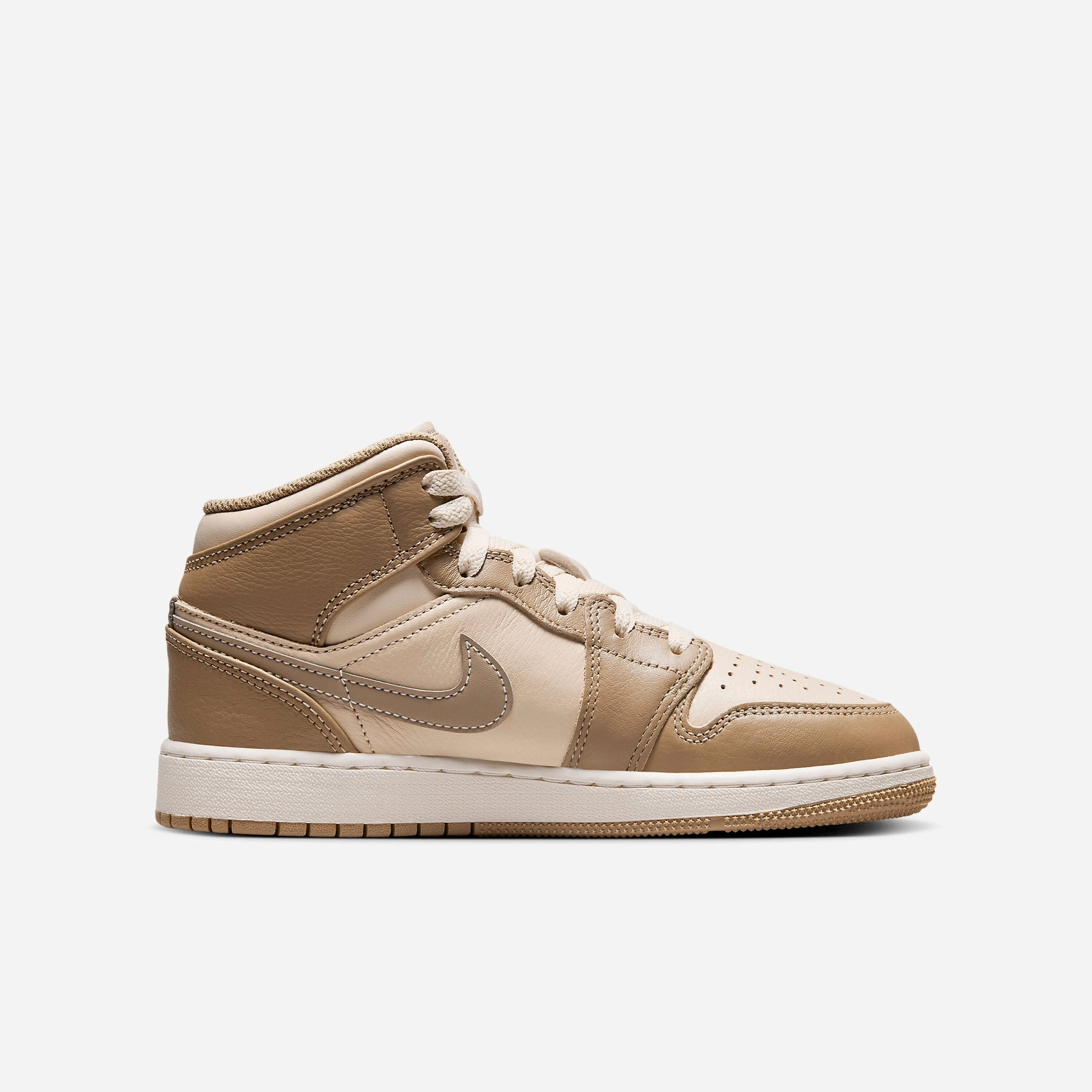 (GS) Air Jordan 1 Mid 'Legend Light Brown' (2024) HF4781-203 Air Jordan 1 Original Colorway Shoes