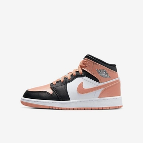 (GS) Air Jordan 1 Mid 'Light Madder Root' (2022) DM9077-108 Iconic Air Jordan 1 shoes with bold accents