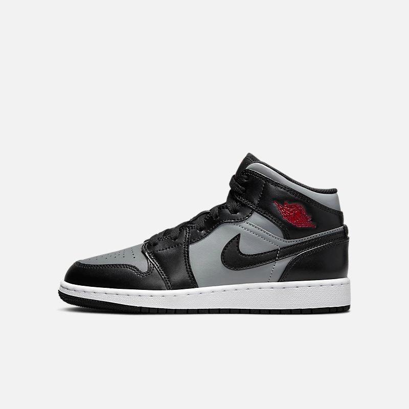 (GS) Air Jordan 1 Mid 'Shadow 2.0' (2021) 554725-096 Iconic Air Jordan 1 shoes with bold accents