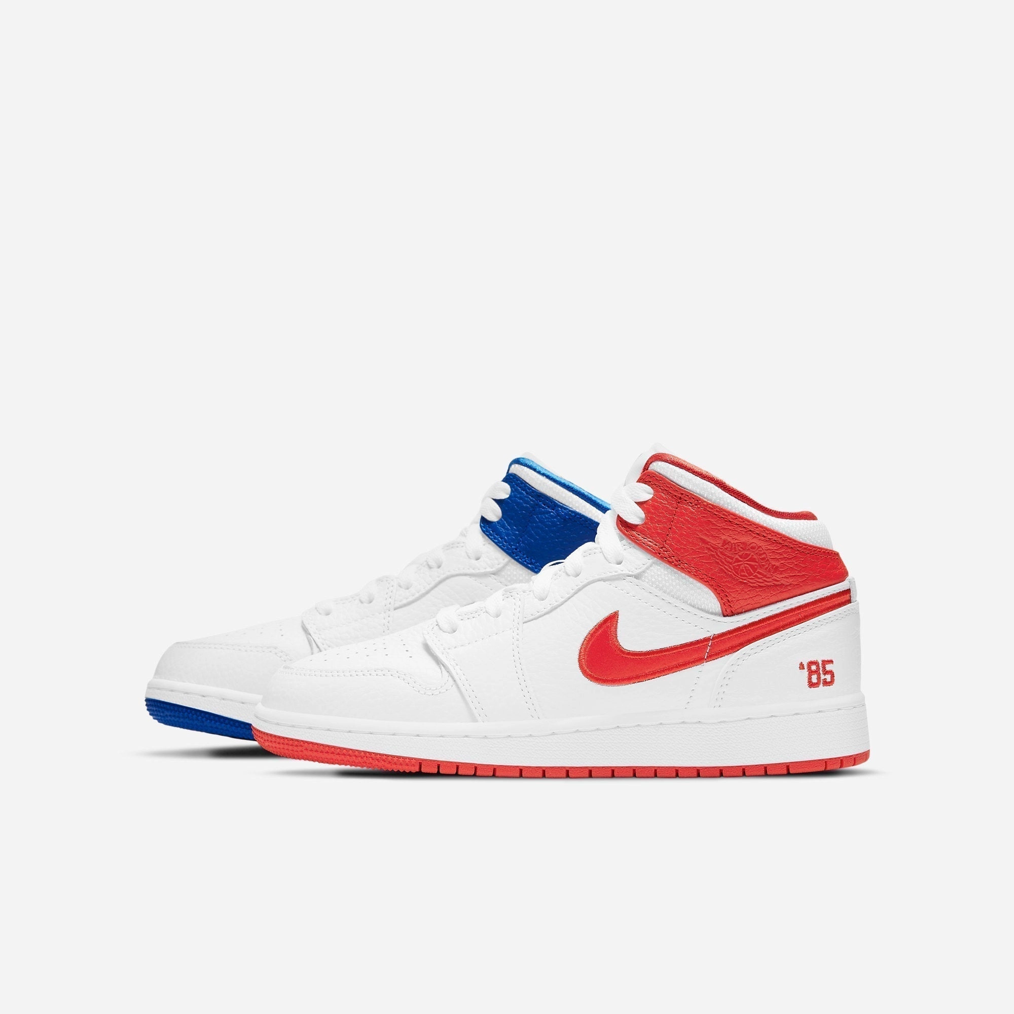 (GS) Air Jordan 1 Mid SE '85' (2021) DH0200-100 Stylish Air Jordan 1 in classic design