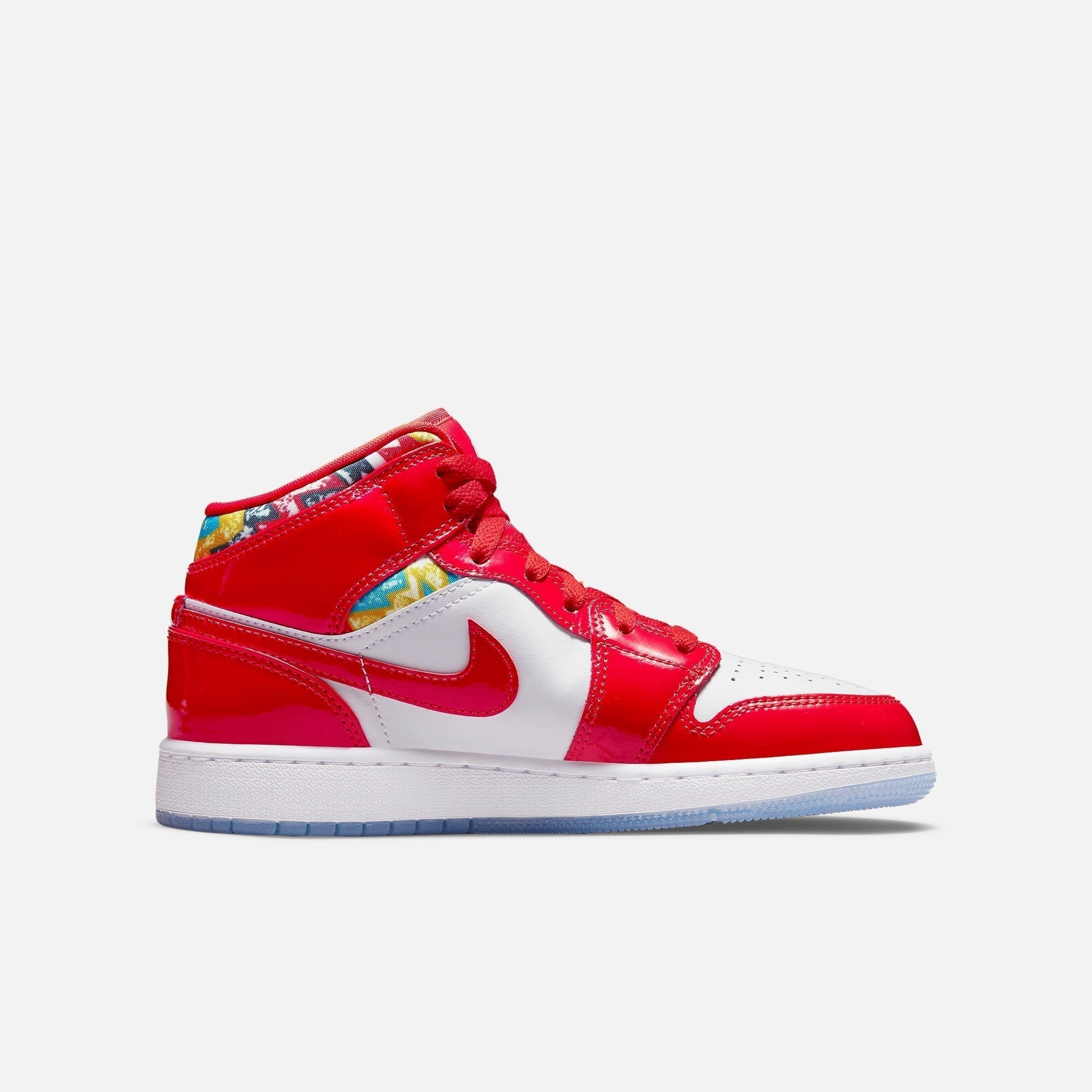 (GS) Air Jordan 1 Mid SE 'Barcelona Sweater' (2021) DC7248-600 Air Jordan 1 Timeless Heritage Shoes
