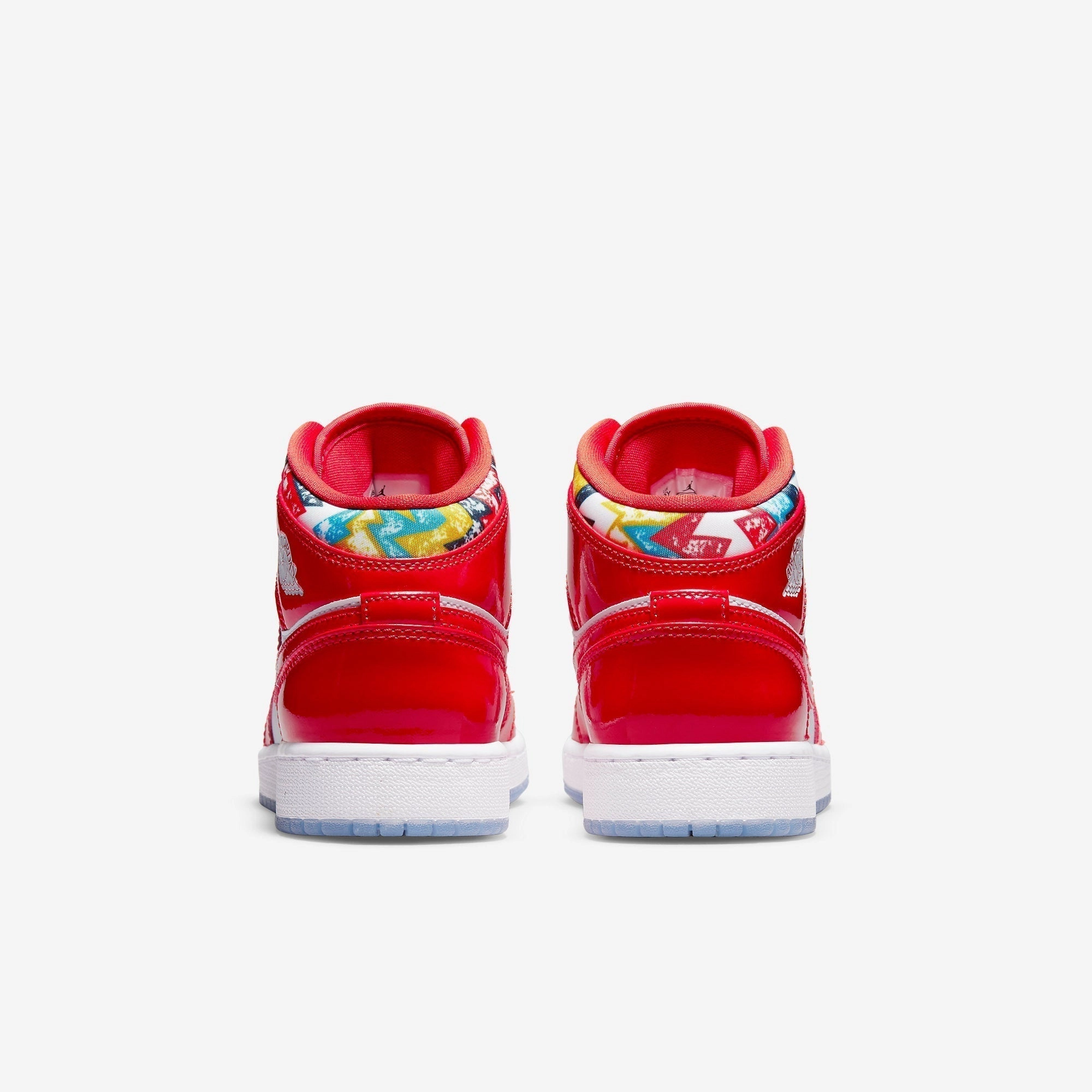 (GS) Air Jordan 1 Mid SE 'Barcelona Sweater' (2021) DC7248-600 Air Jordan 1 Timeless Heritage Shoes