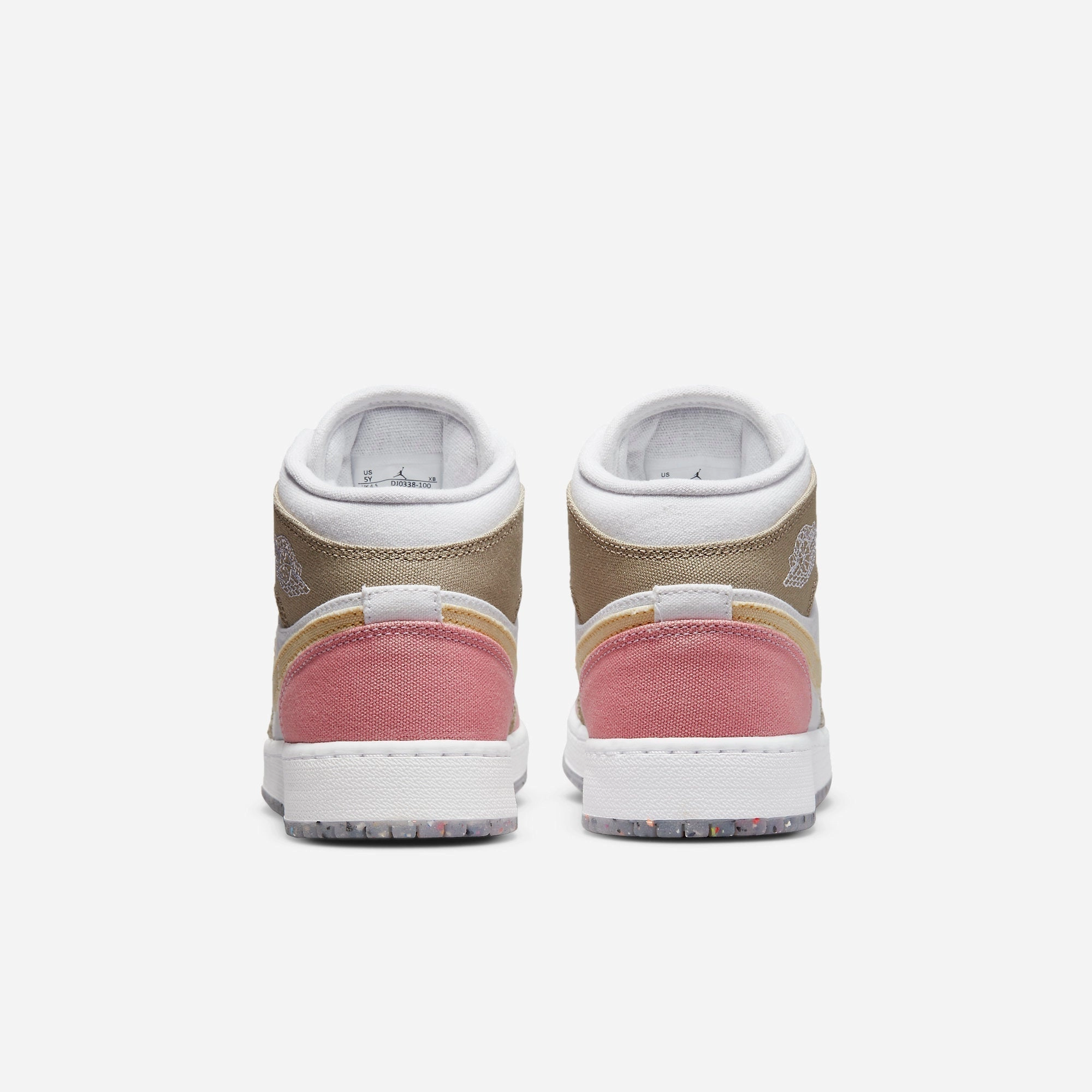 (GS) Air Jordan 1 Mid SE 'Pastel Grind' (2022) DJ0338-100 Air Jordan 1 Timeless Heritage Shoes