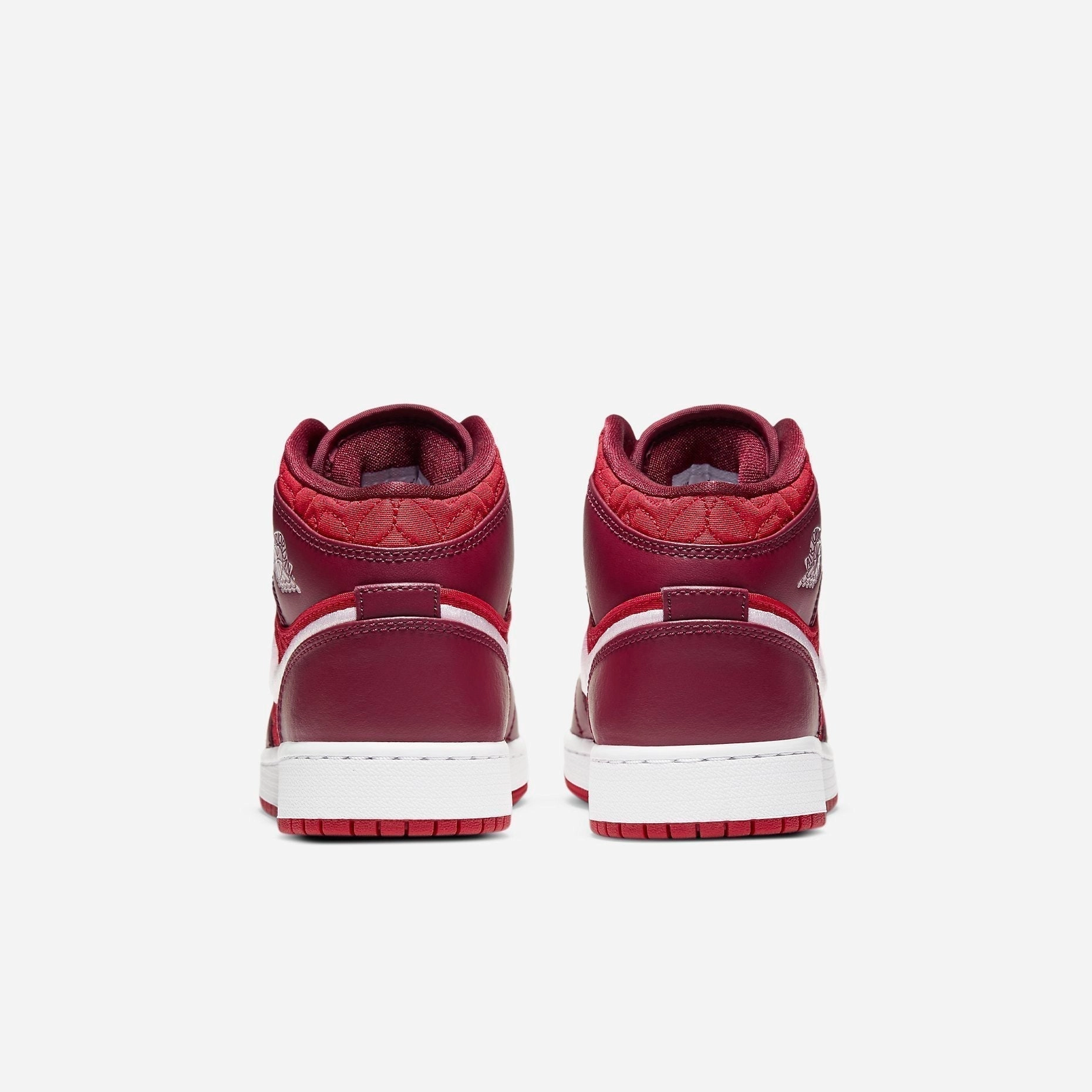 (GS) Air Jordan 1 Mid SE 'Red Quilt / Valentine's Day' (2020) AV5174-600 Air Jordan 1 Original Colorway Shoes