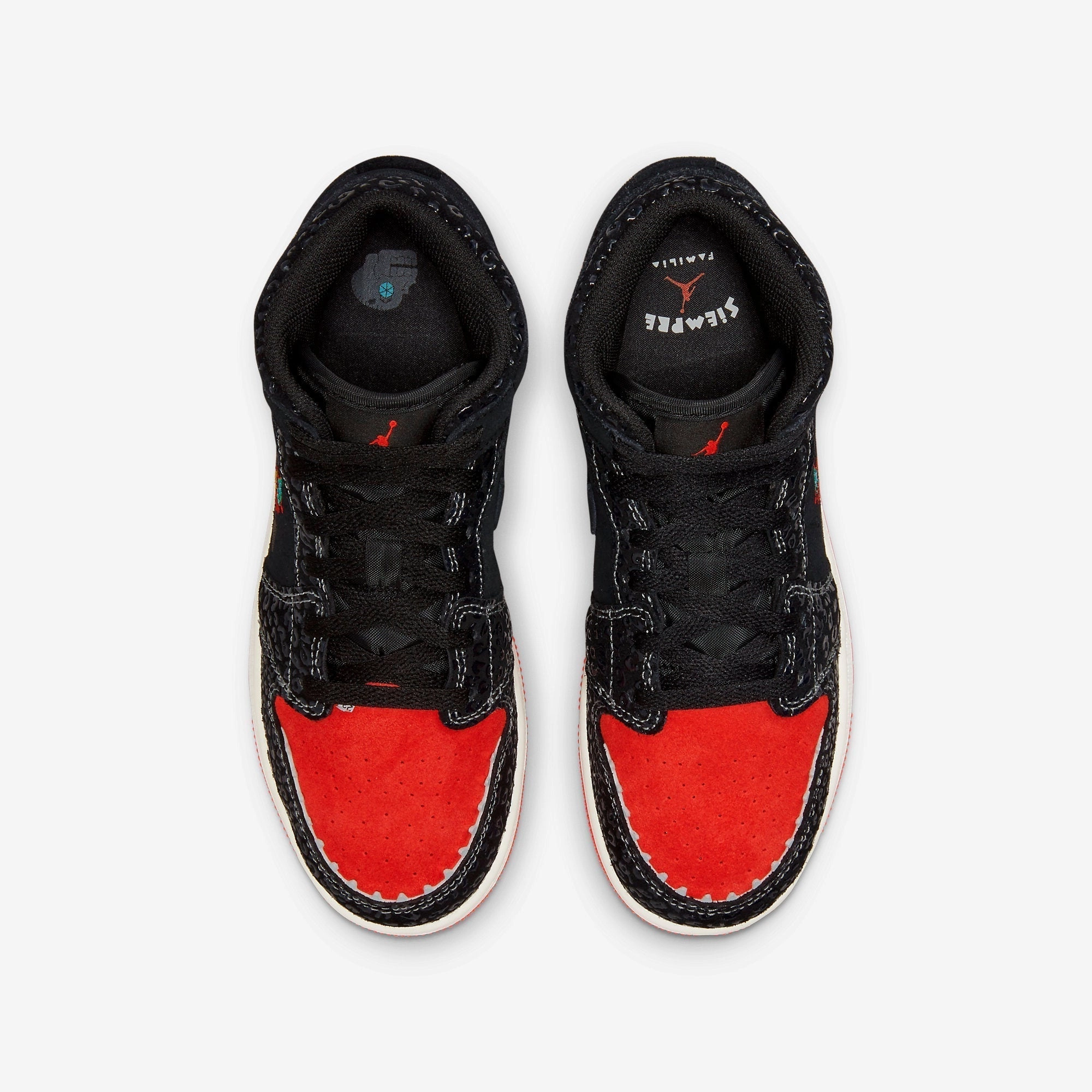 (GS) Air Jordan 1 Mid SE 'SiEMPRE Familia' (2021) DN5121-001 Air Jordan 1 Timeless Heritage Shoes