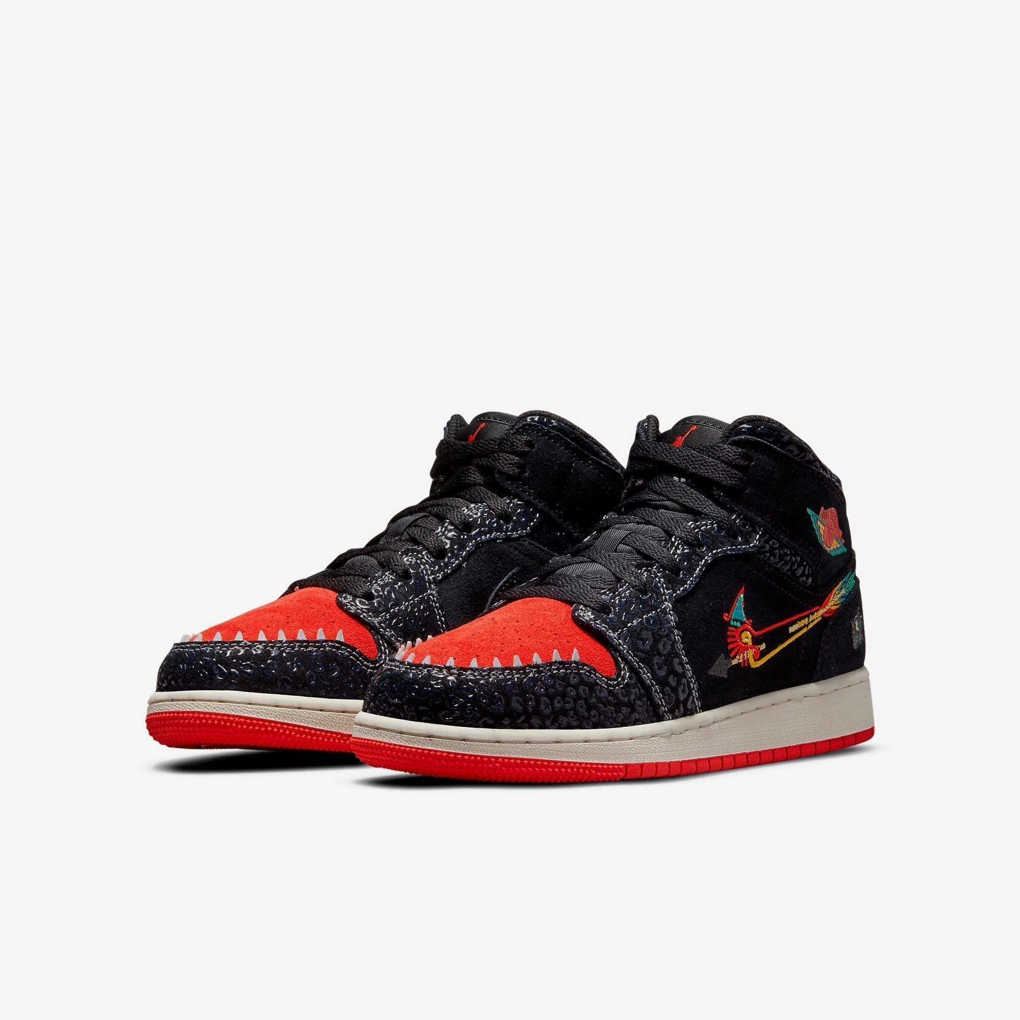 (GS) Air Jordan 1 Mid SE 'SiEMPRE Familia' (2021) DN5121-001 Air Jordan 1 Timeless Heritage Shoes