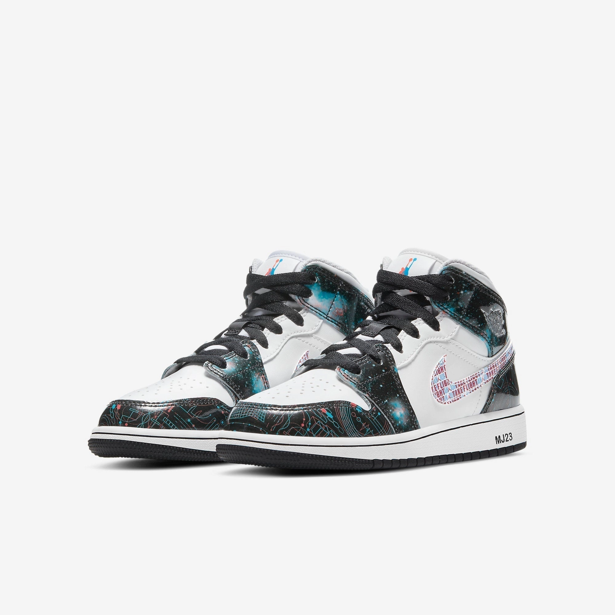 (GS) Air Jordan 1 Mid SE 'Take Flight' (2021) BQ6931-114 Air Jordan 1 Signature Look Sneakers