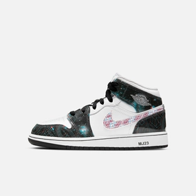 (GS) Air Jordan 1 Mid SE 'Take Flight' (2021) BQ6931-114 Stylish Air Jordan 1 in classic design