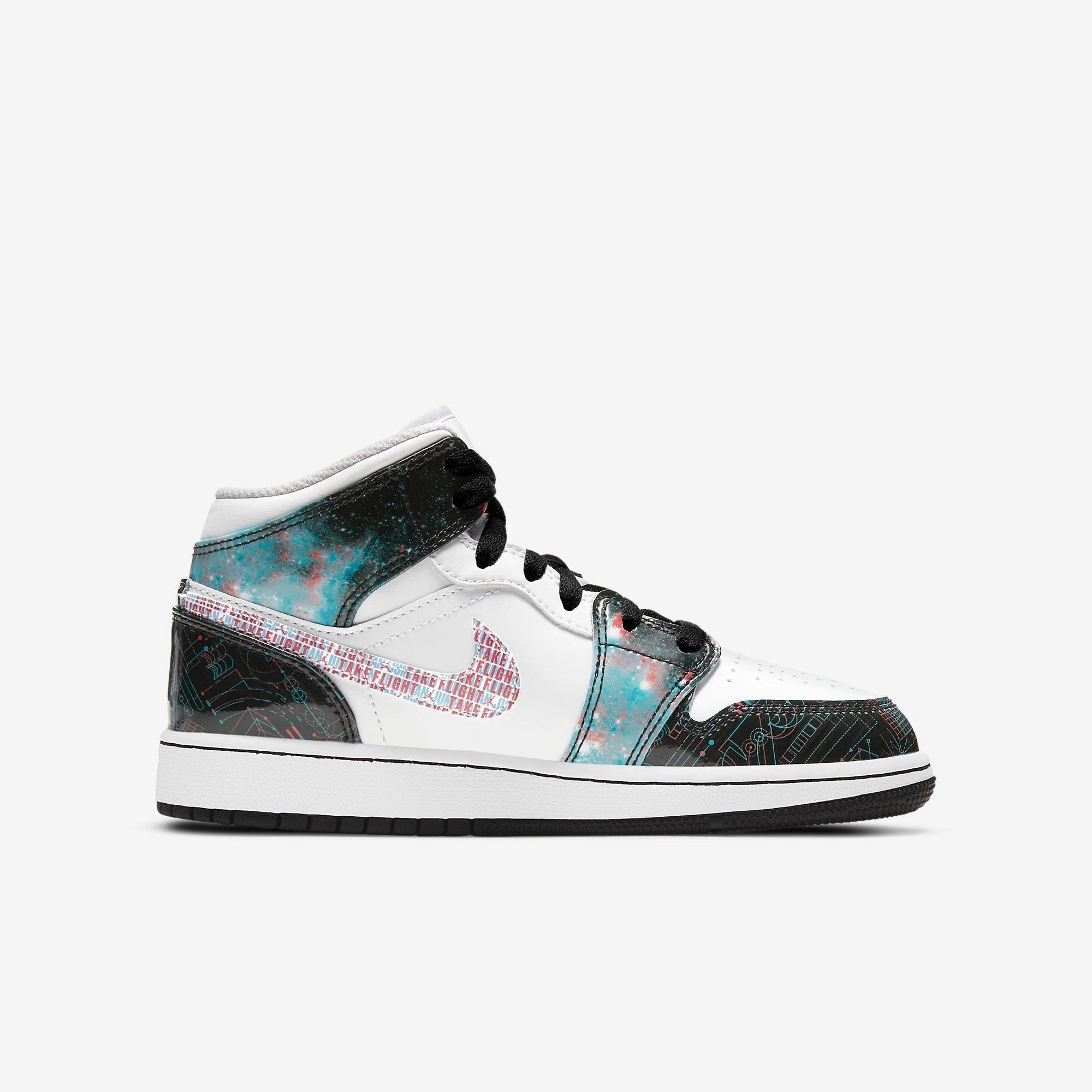 (GS) Air Jordan 1 Mid SE 'Take Flight' (2021) BQ6931-114 Air Jordan 1 Signature Look Sneakers