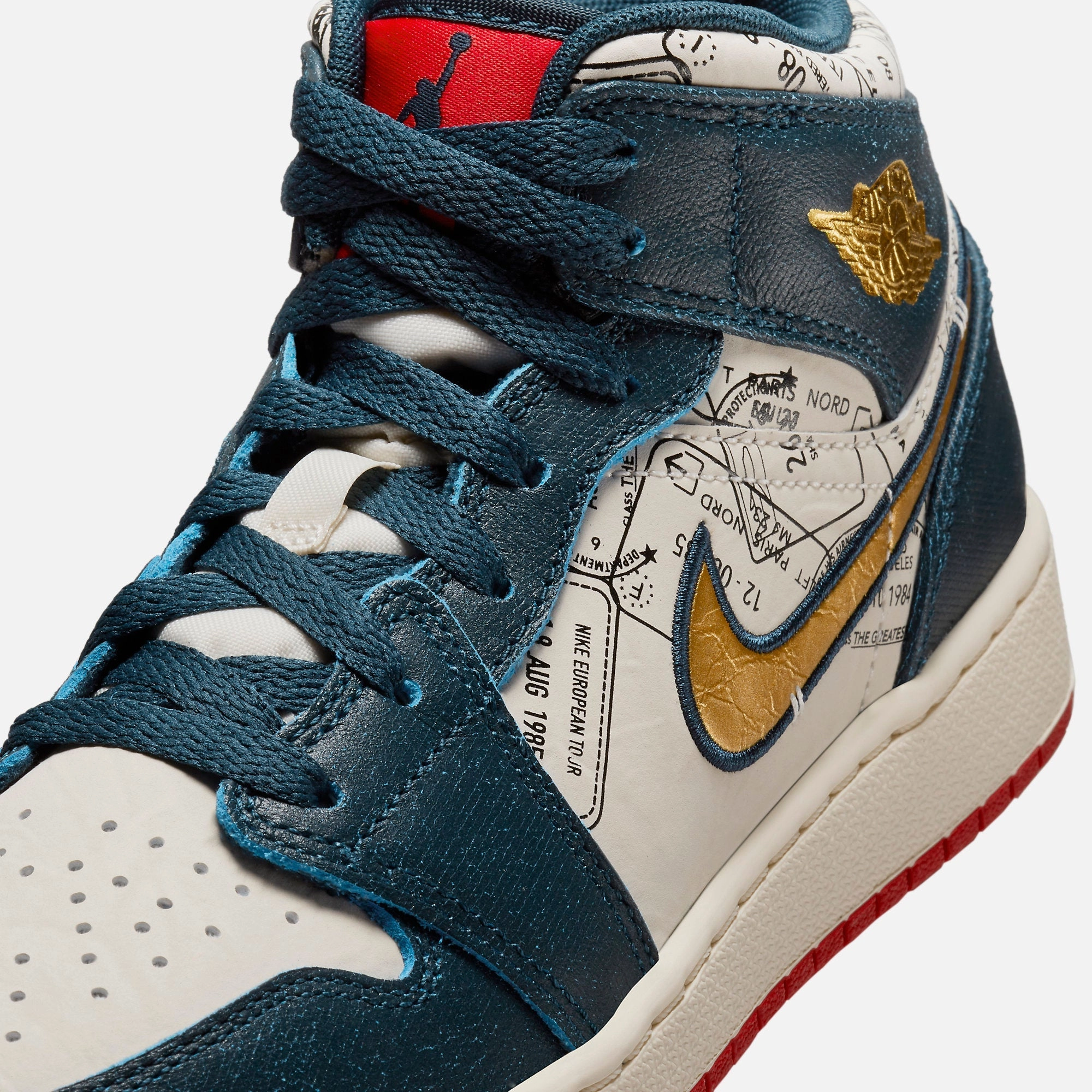 (GS) Air Jordan 1 Mid SE 'Take Flight' (2024) FN1353-400 Air Jordan 1 Original Colorway Shoes