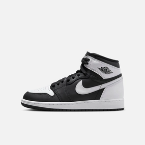 (GS) Air Jordan 1 Retro High OG 'Black / White' (2024) FD1437-010 Authentic Air Jordan 1 in premium leather