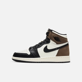 (GS) Air Jordan 1 Retro High OG 'Dark Mocha' (2020) 575441-105 Authentic Air Jordan 1 in premium leather