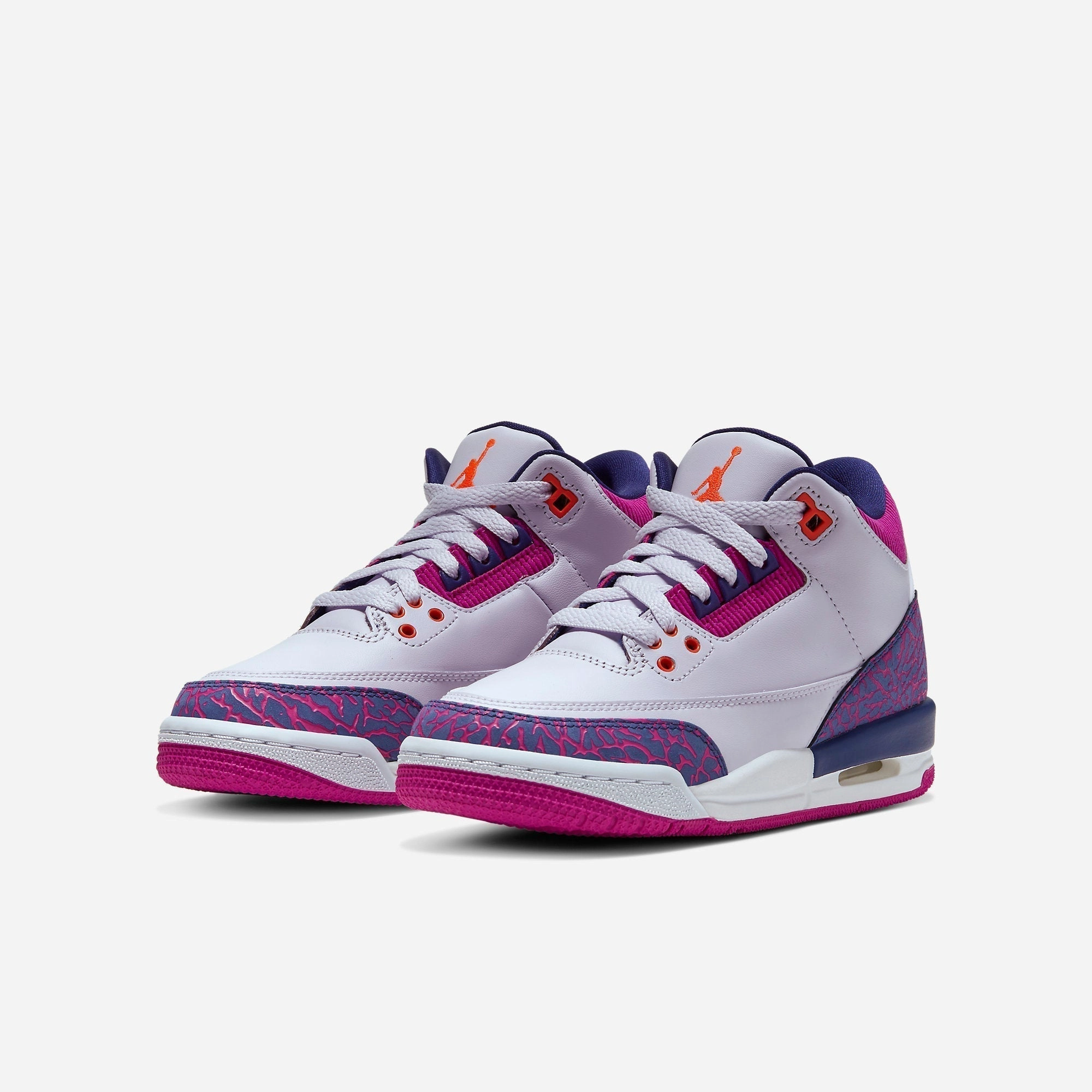 (GS) Air Jordan 3 Retro 'Barely Grape' (2020) 441140-500 Air Jordan 3 Retro Throwback Sneakers