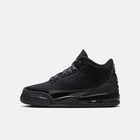 (GS) Air Jordan 3 Retro 'Black Cat' (2025) DM0967-001 Air Jordan 3 retro sneakers with throwback vibe
