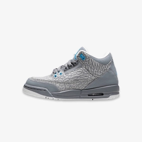 (GS) Air Jordan 3 Retro 'Blue Glow' (2011) 441140-015 Air Jordan 3 retro sneakers with throwback vibe