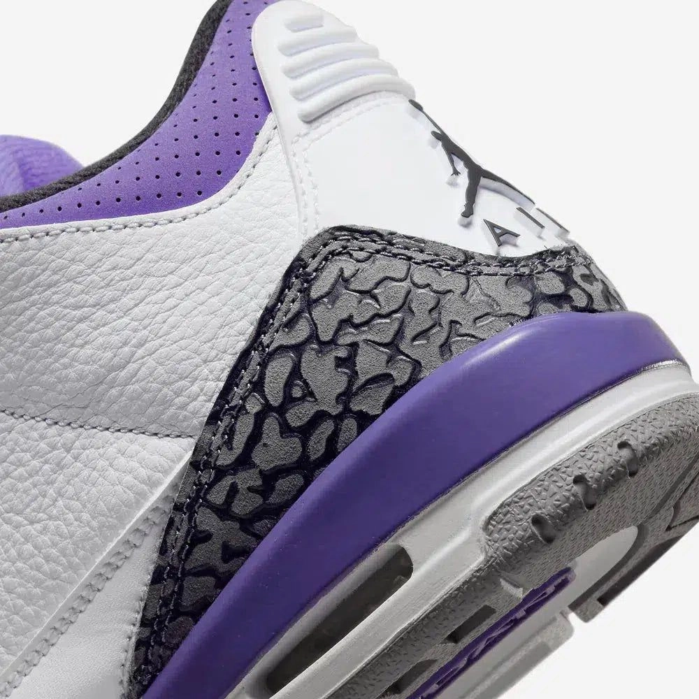 (GS) Air Jordan 3 Retro 'Dark Iris' (2022) DM0967-105 Air Jordan 3 Retro Throwback Sneakers
