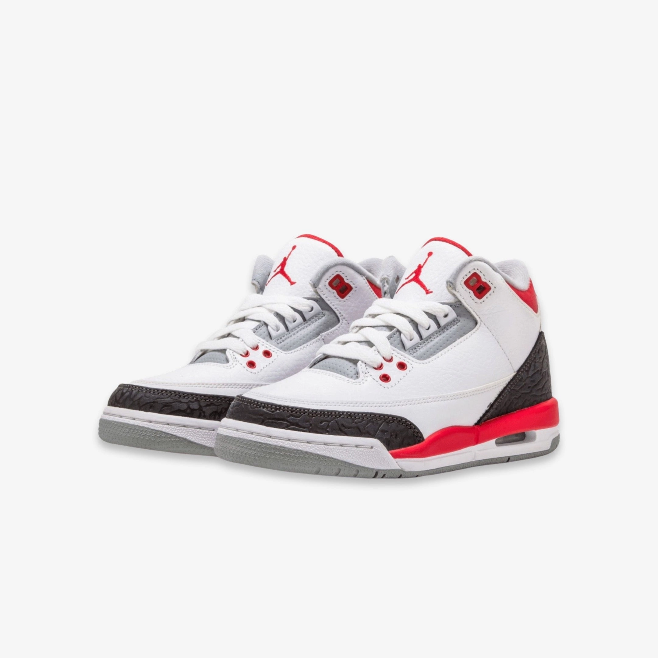 (GS) Air Jordan 3 Retro 'Fire Red' (2013) 398614-120 Air Jordan 3 Retro Throwback Sneakers