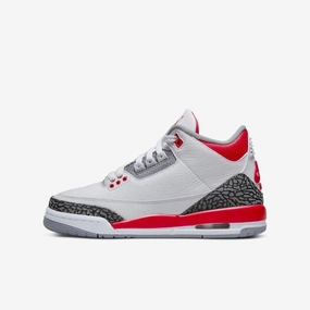 (GS) Air Jordan 3 Retro 'Fire Red' (2022) DM0967-160 Air Jordan 3 retro sneakers with throwback vibe