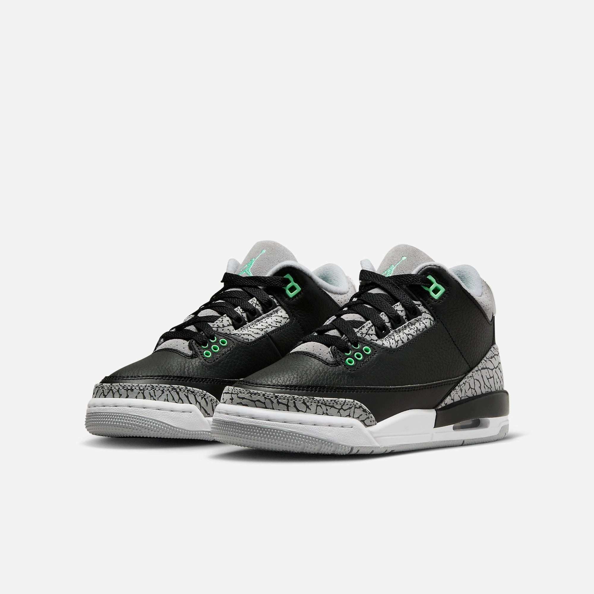 (GS) Air Jordan 3 Retro 'Green Glow' (2024) DM0967-031 Air Jordan 3 Retro Throwback Sneakers