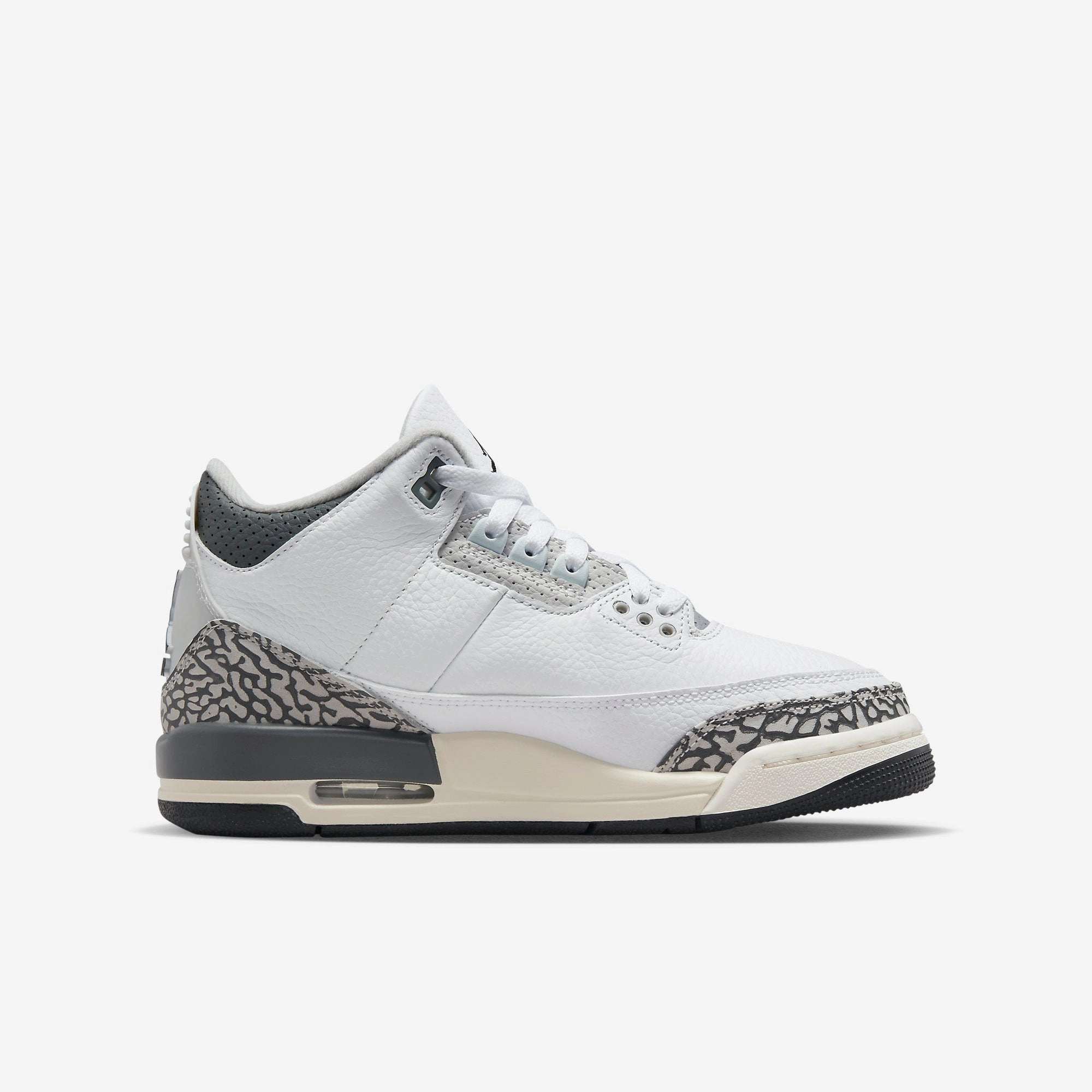 (GS) Air Jordan 3 Retro 'Hide N Sneak' (2023) DX6665-100 Air Jordan 3 Retro Throwback Sneakers