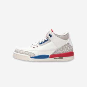 (GS) Air Jordan 3 Retro 'International Flight' (2018) 398614-140 Air Jordan 3 retro sneakers with throwback vibe