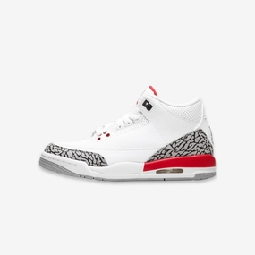 (GS) Air Jordan 3 Retro 'Katrina / Hall Of Fame' (2018) 398614-116 Air Jordan 3 retro sneakers with throwback vibe